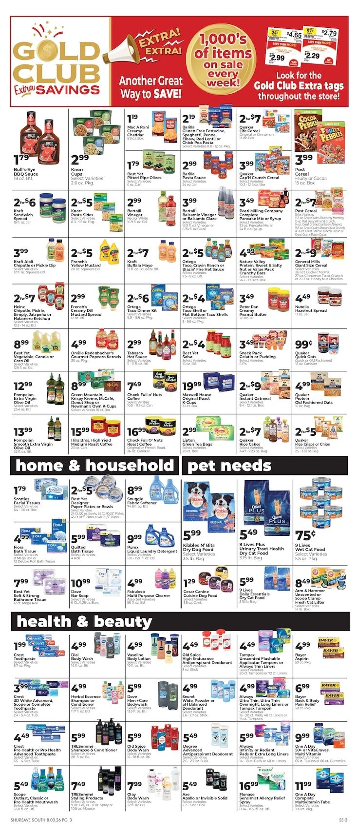 Schneider's Market of Susquehanna Weekly Ad August 6 - 12, 2026