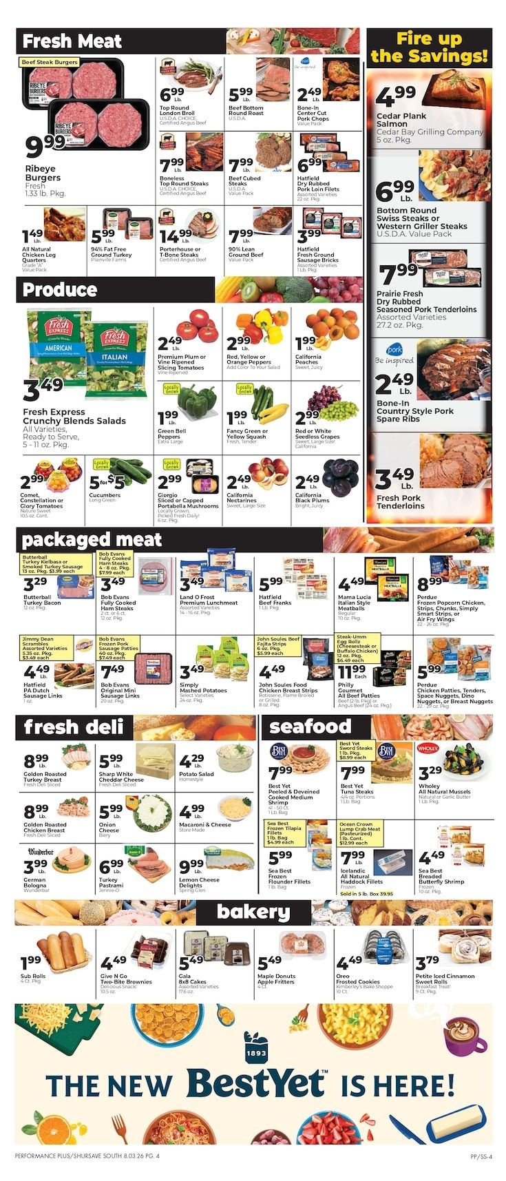 Schneider's Market of Susquehanna Weekly Ad August 6 - 12, 2026