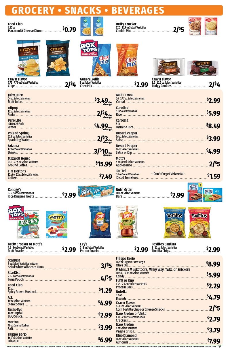 Saucier's Market Weekly Ad August 10 - 16, 2026