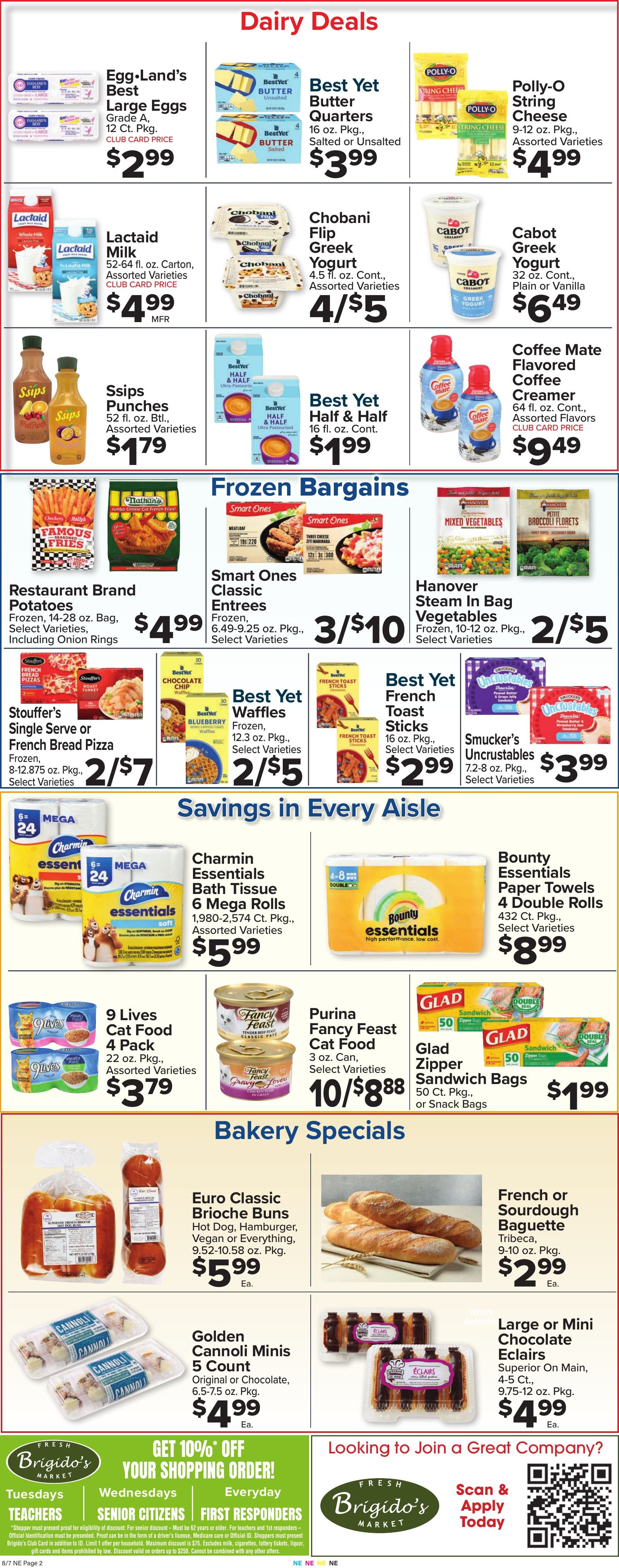 Brigido's Fresh Market Weekly Ad August 7 - 13, 2026