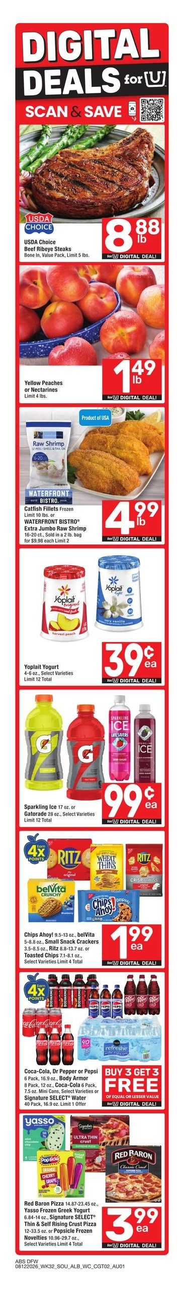 Albertsons (Dallas–Irving Area, TX) Weekly Ad August 12 - 18, 2026