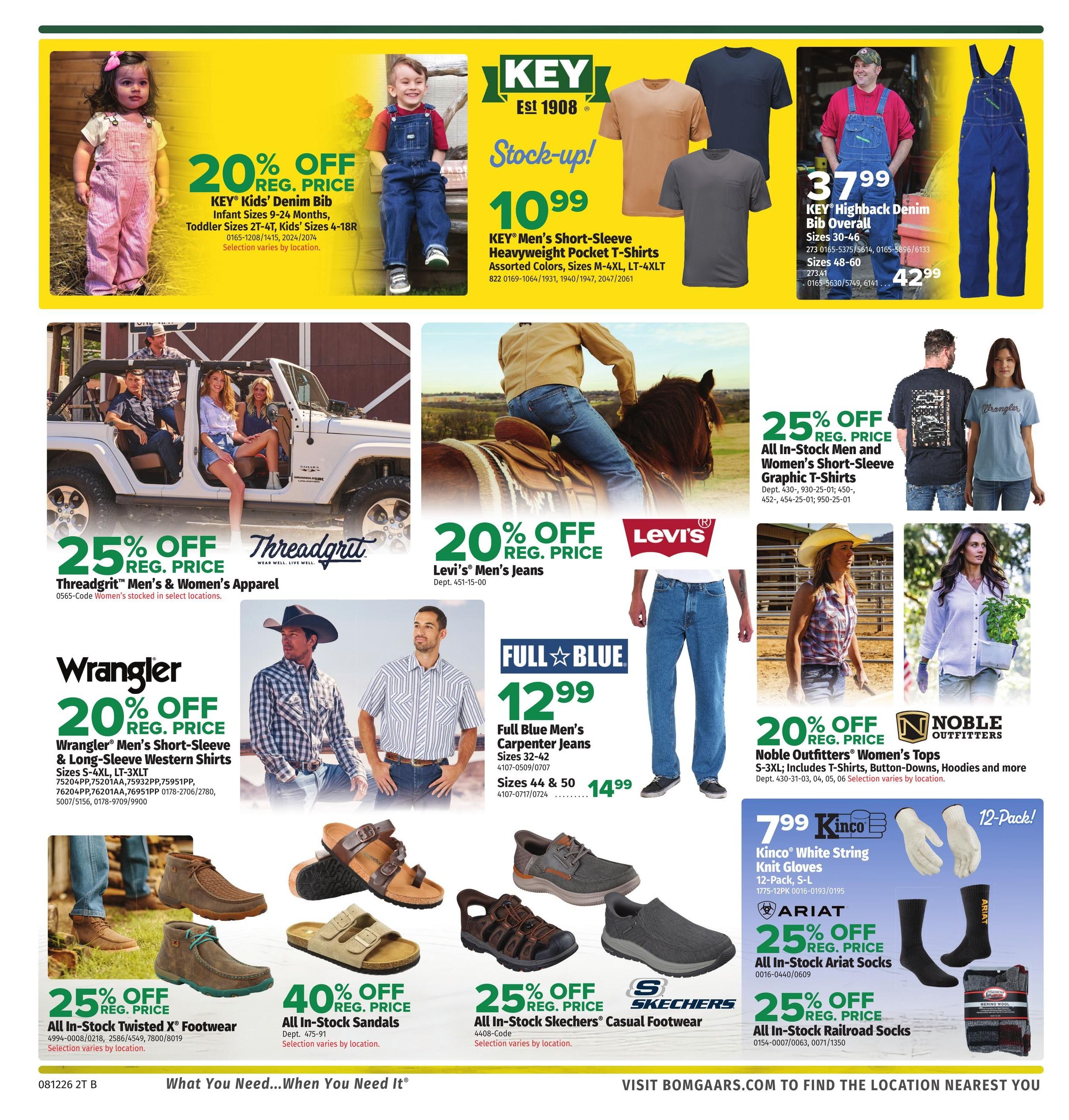 Bomgaars Weekly Ad August 12 - 17, 2026