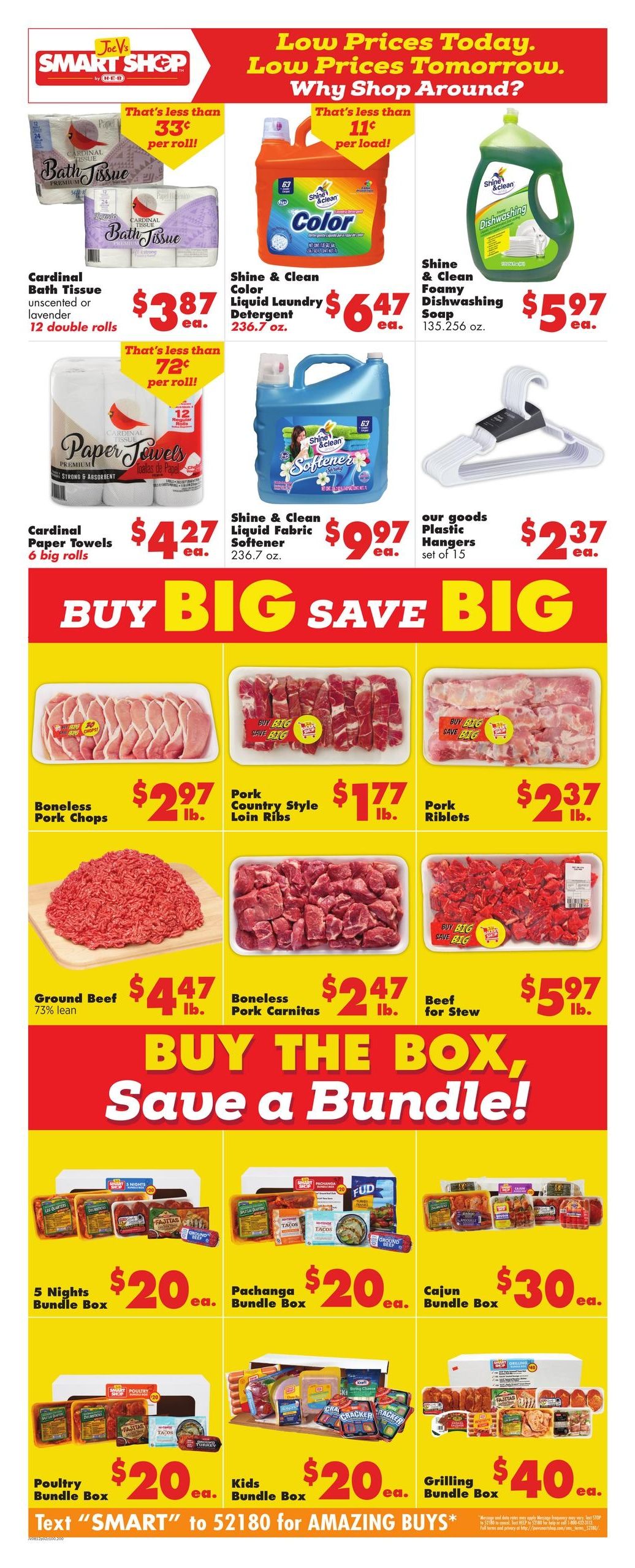 Joe V's Smart Shop (Dallas–Irving Area, TX) Weekly Ad August 12 - 18, 2026