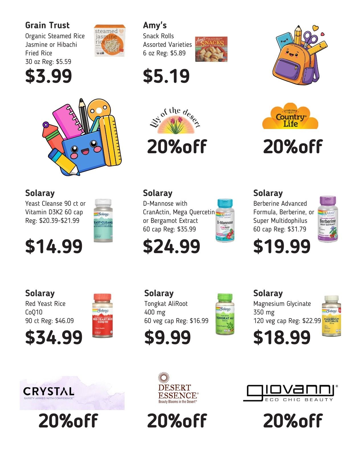 14 Carrot Whole Foods Monthly Sales Weekly Ad August 1 - 29, 2026