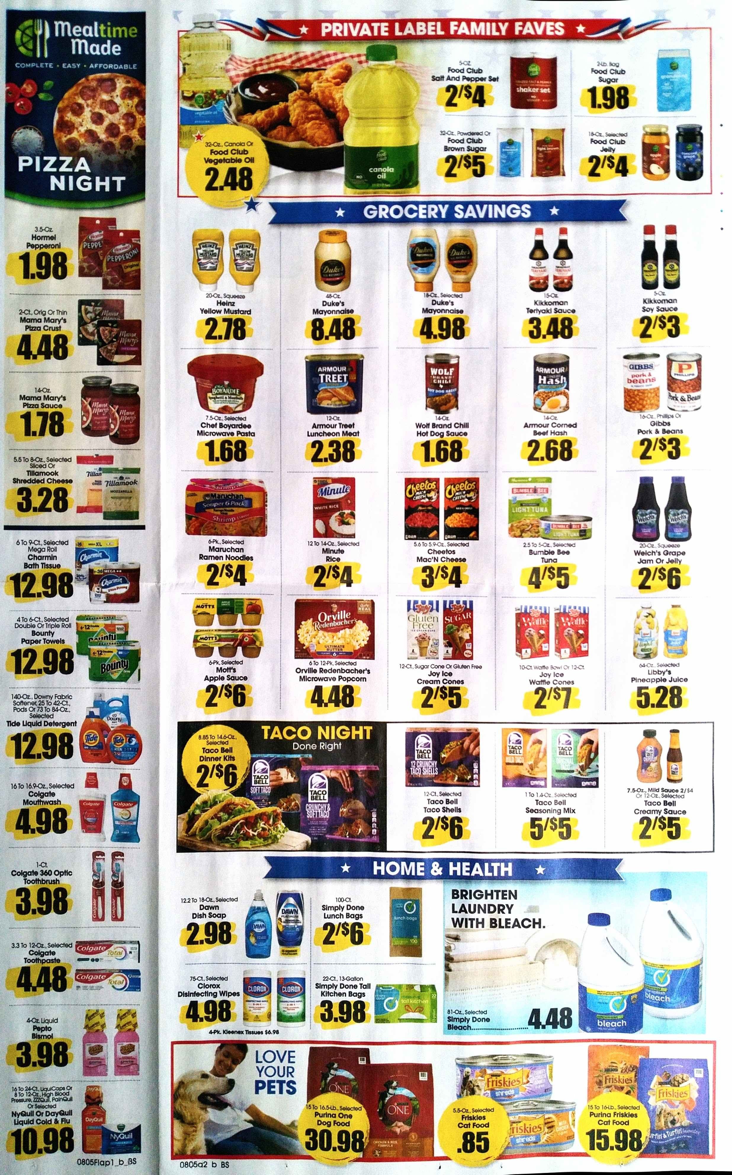 Swansea Bi-Rite Galaxy Foods Weekly Ad August 5 - 11, 2026