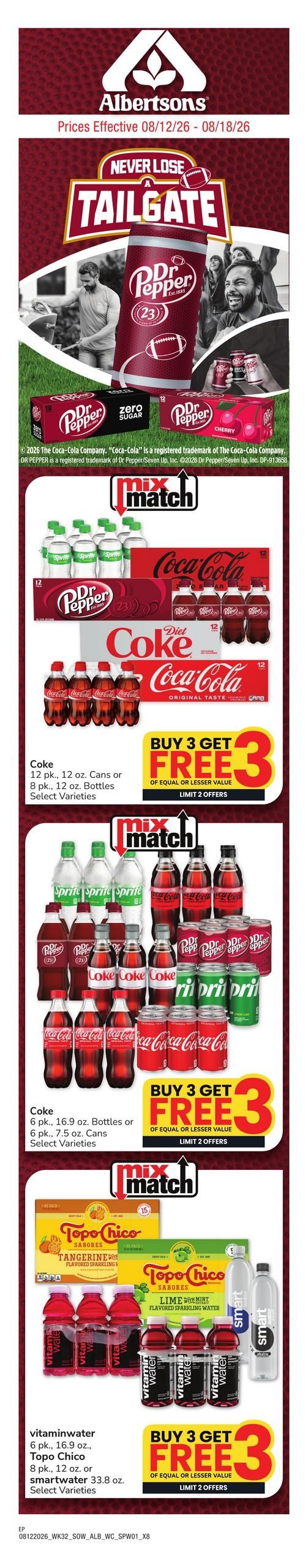 Albertsons (El Paso Area, TX) Weekly Ad August 12 - 18, 2026