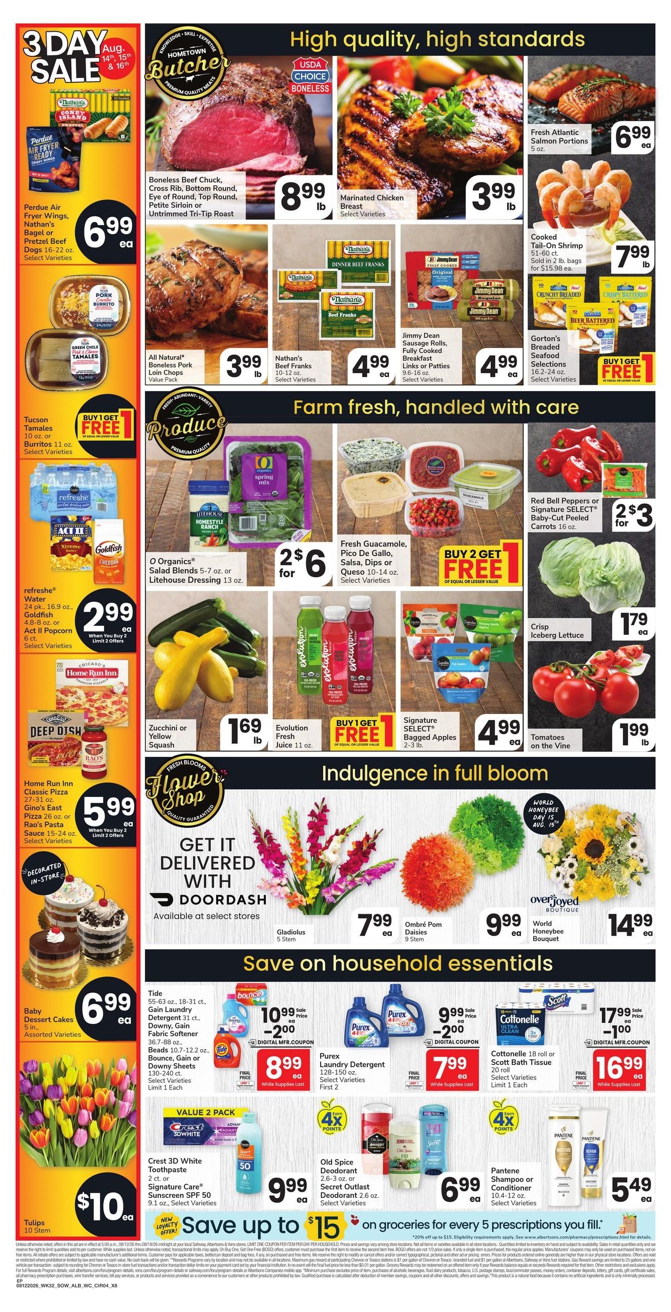 Albertsons (El Paso Area, TX) Weekly Ad August 12 - 18, 2026
