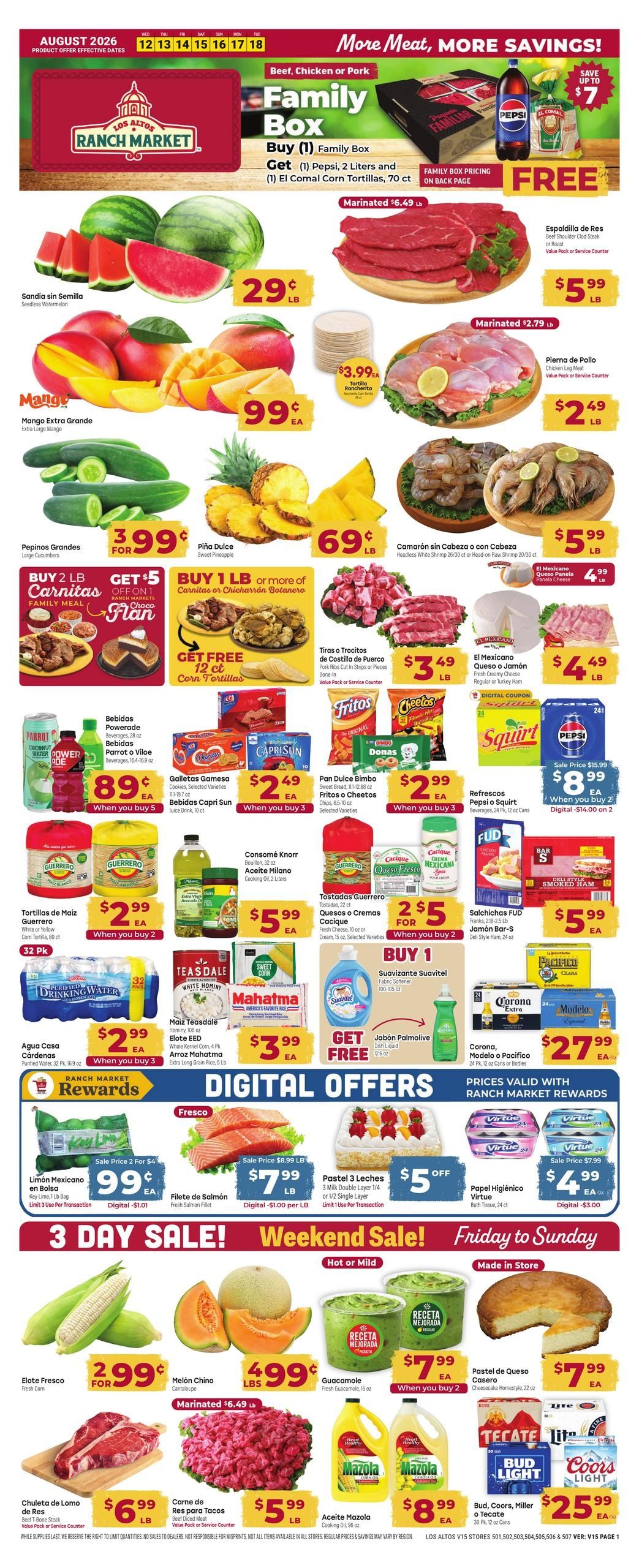 Cardenas Markets (Phoenix–Tempe Area, AZ) Weekly Ad August 12 - 18, 2026
