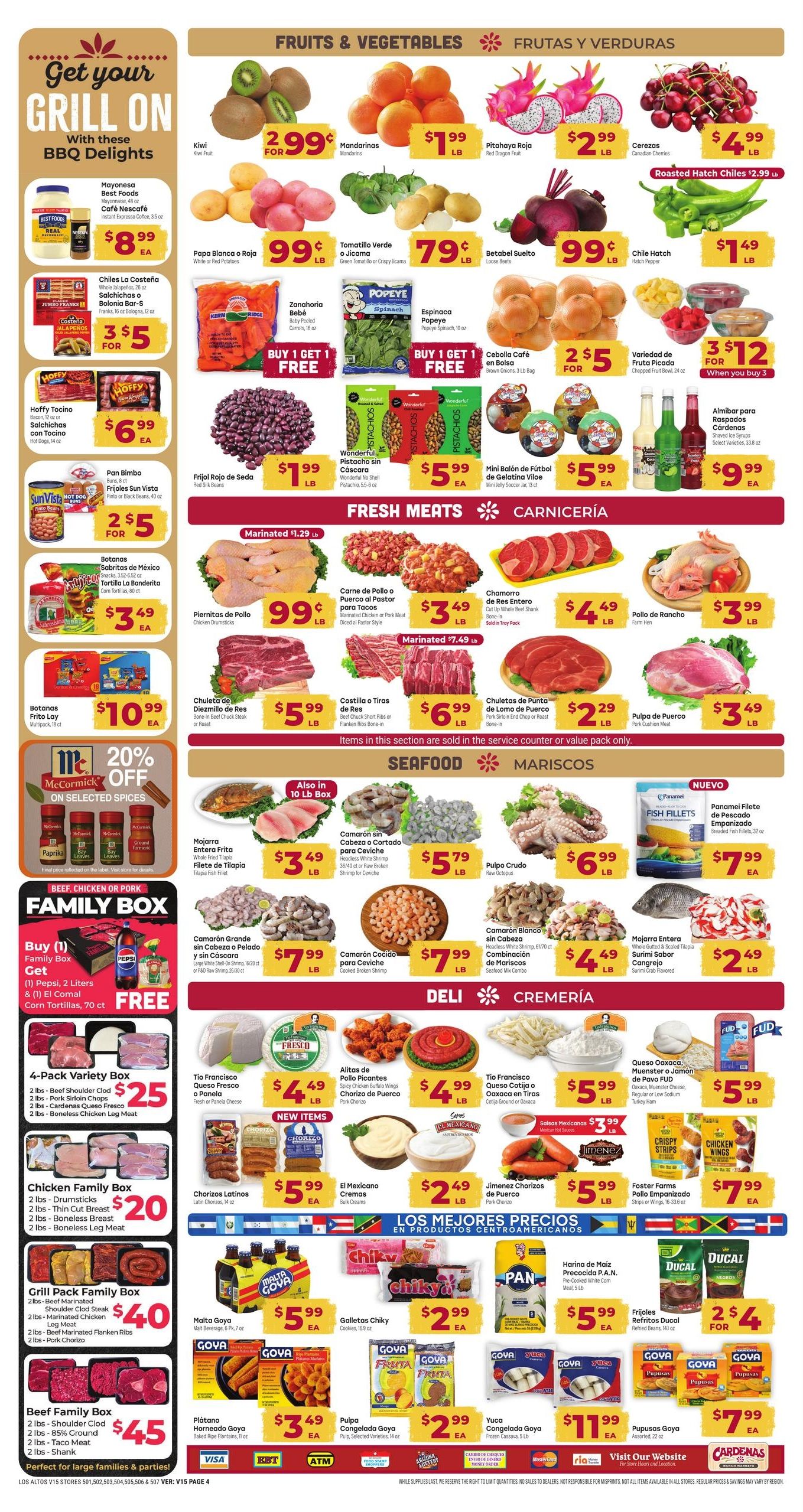 Cardenas Markets (Phoenix–Tempe Area, AZ) Weekly Ad August 12 - 18, 2026