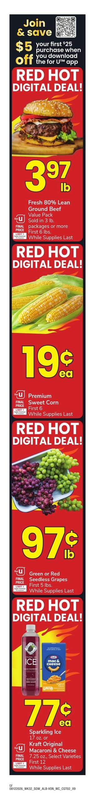 Albertsons (Las Vegas–North Las Vegas Area, NV) Weekly Ad August 12 - 18, 2026