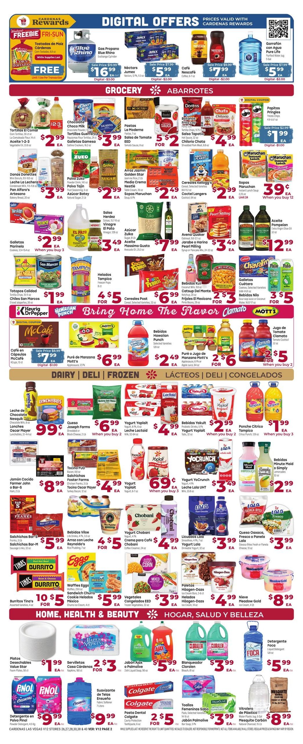 Cardenas Markets (Las Vegas–Henderson Area, NV) Weekly Ad August 12 - 18, 2026