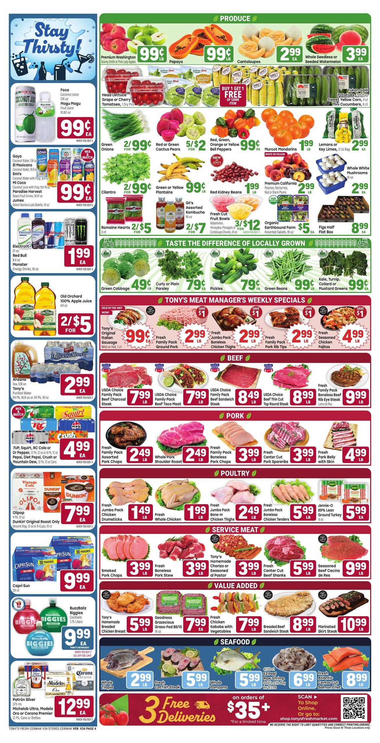 Tony's Fresh Market (Chicago Area, IL) Weekly Ad August 12 - 18, 2026