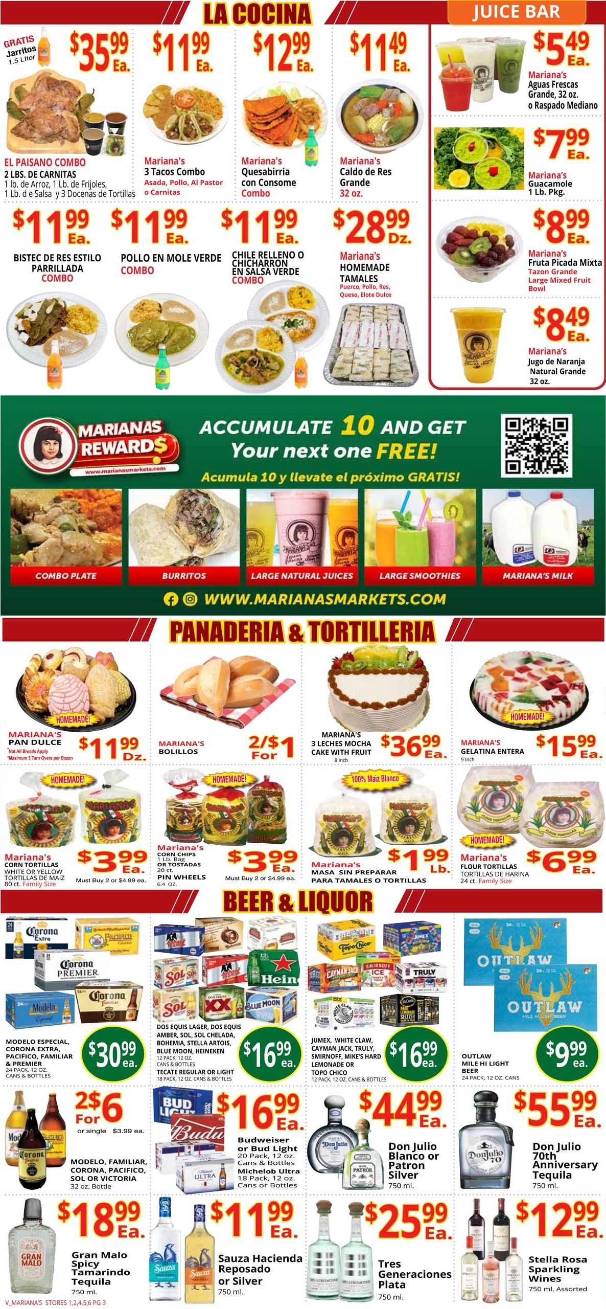 Mariana's Supermarkets (Las Vegas–North Las Vegas Area, NV) Weekly Ad August 11 - 17, 2026