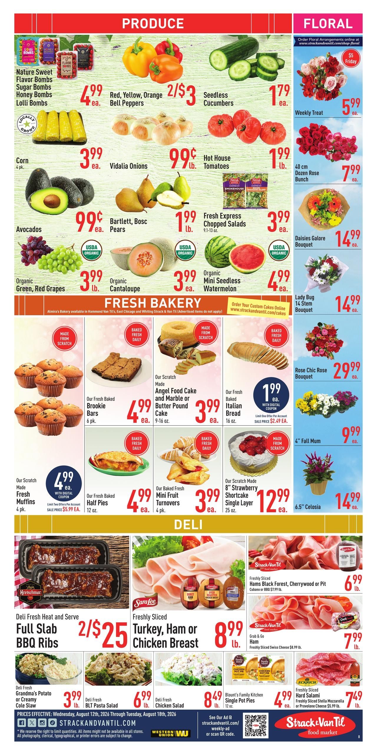 Strack & Van Til (Chicago–Hammond Area, IL–IN) Weekly Ad August 12 - 18, 2026