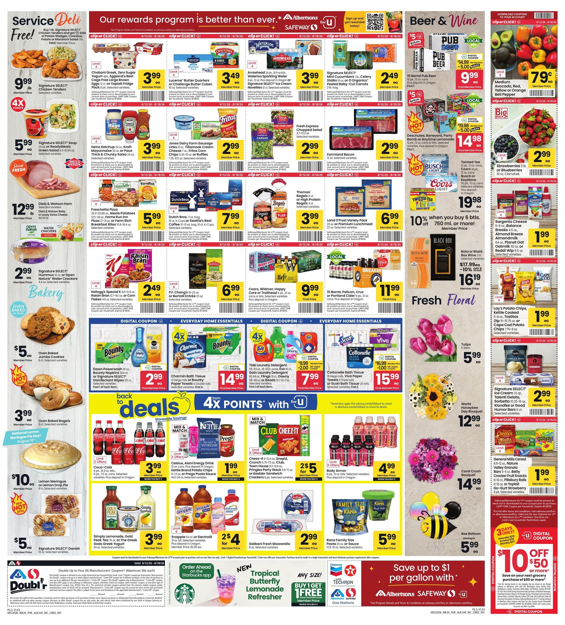 Albertsons (OR) Weekly Ad August 12 - 18, 2026