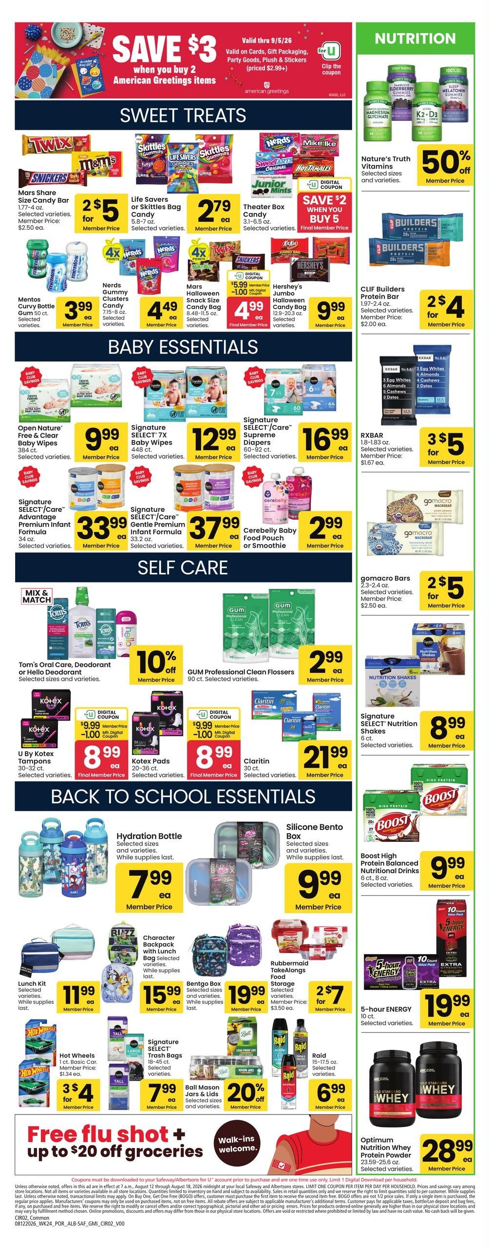 Albertsons (OR) Weekly Ad August 12 - 18, 2026