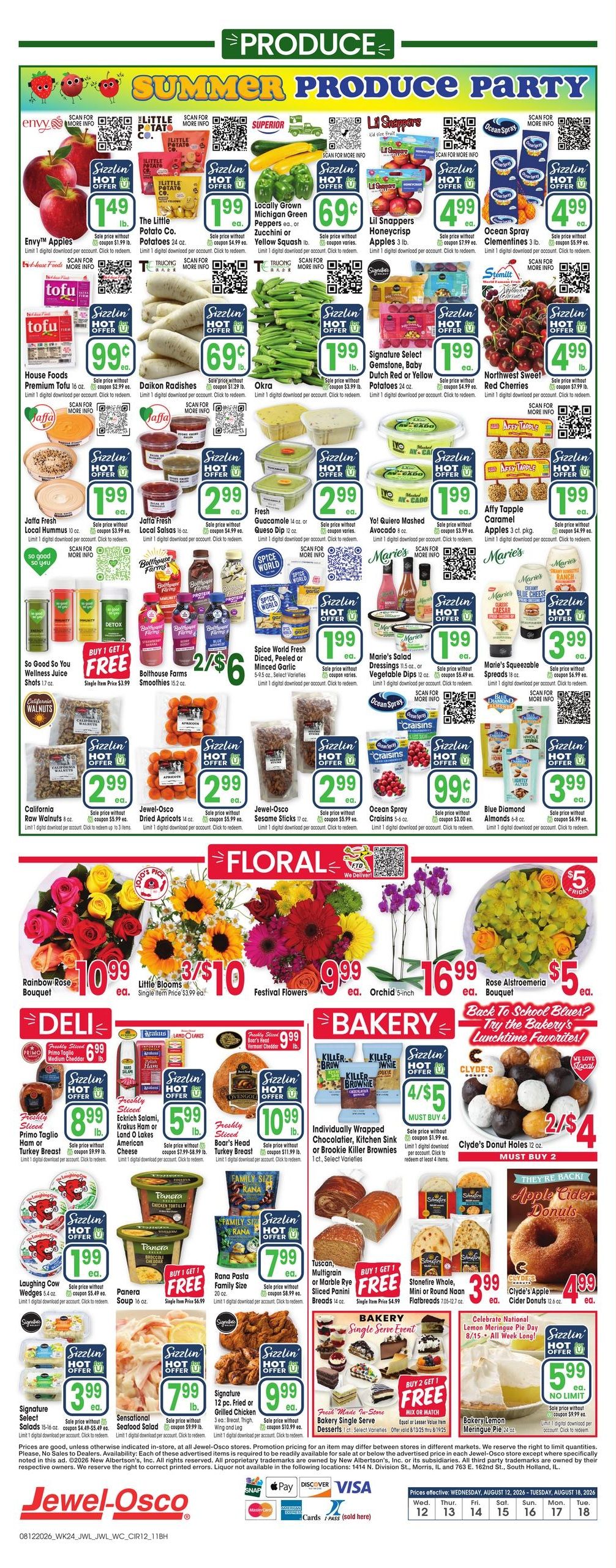 Jewel-Osco (IL) Weekly Ad August 12 - 18, 2026