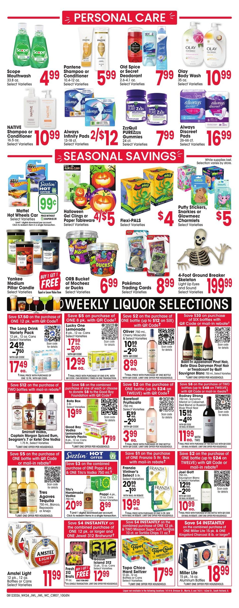 Jewel-Osco (IL) Weekly Ad August 12 - 18, 2026