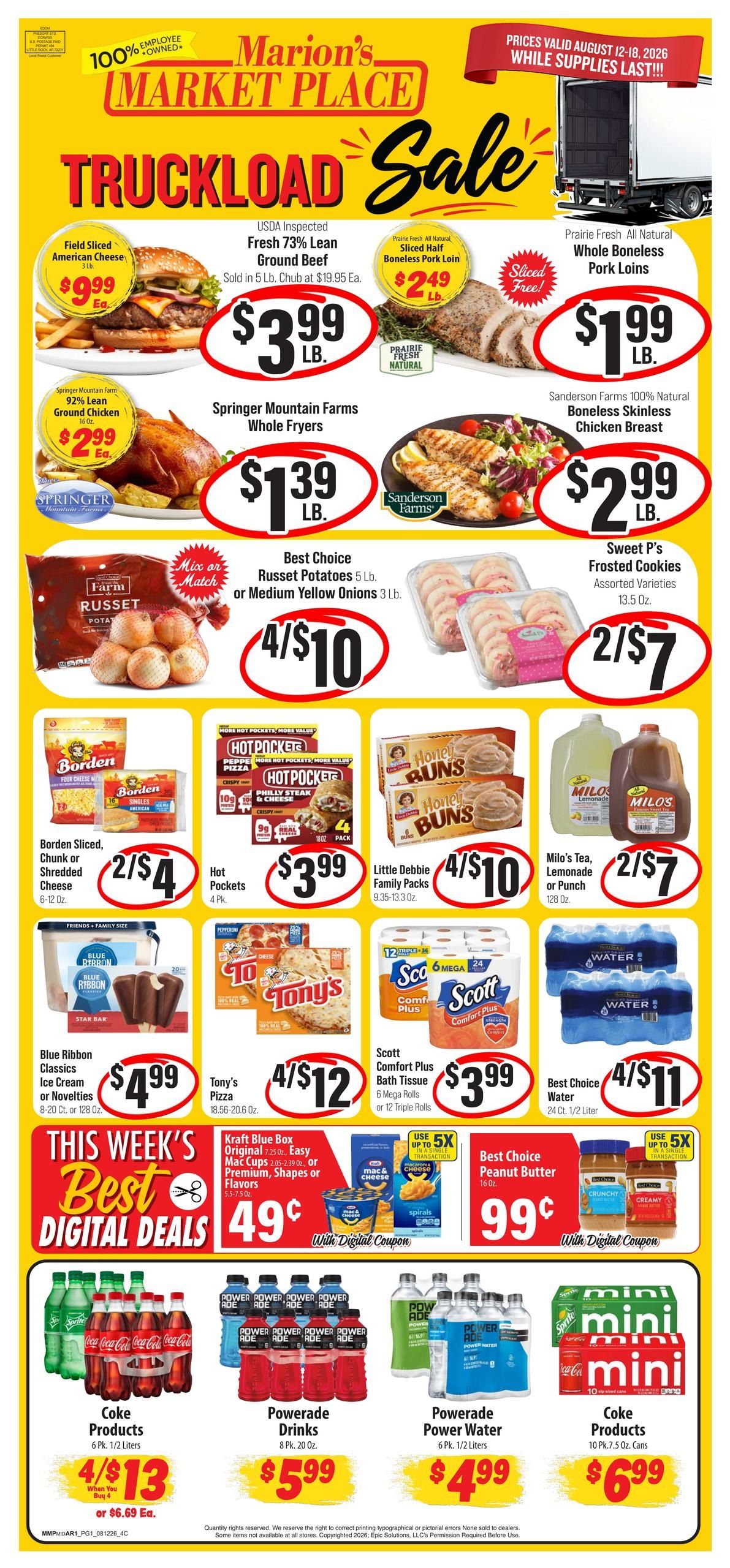 Market Place (Memphis–West Memphis Area, AR–TN) Weekly Ad August 12 - 18, 2026
