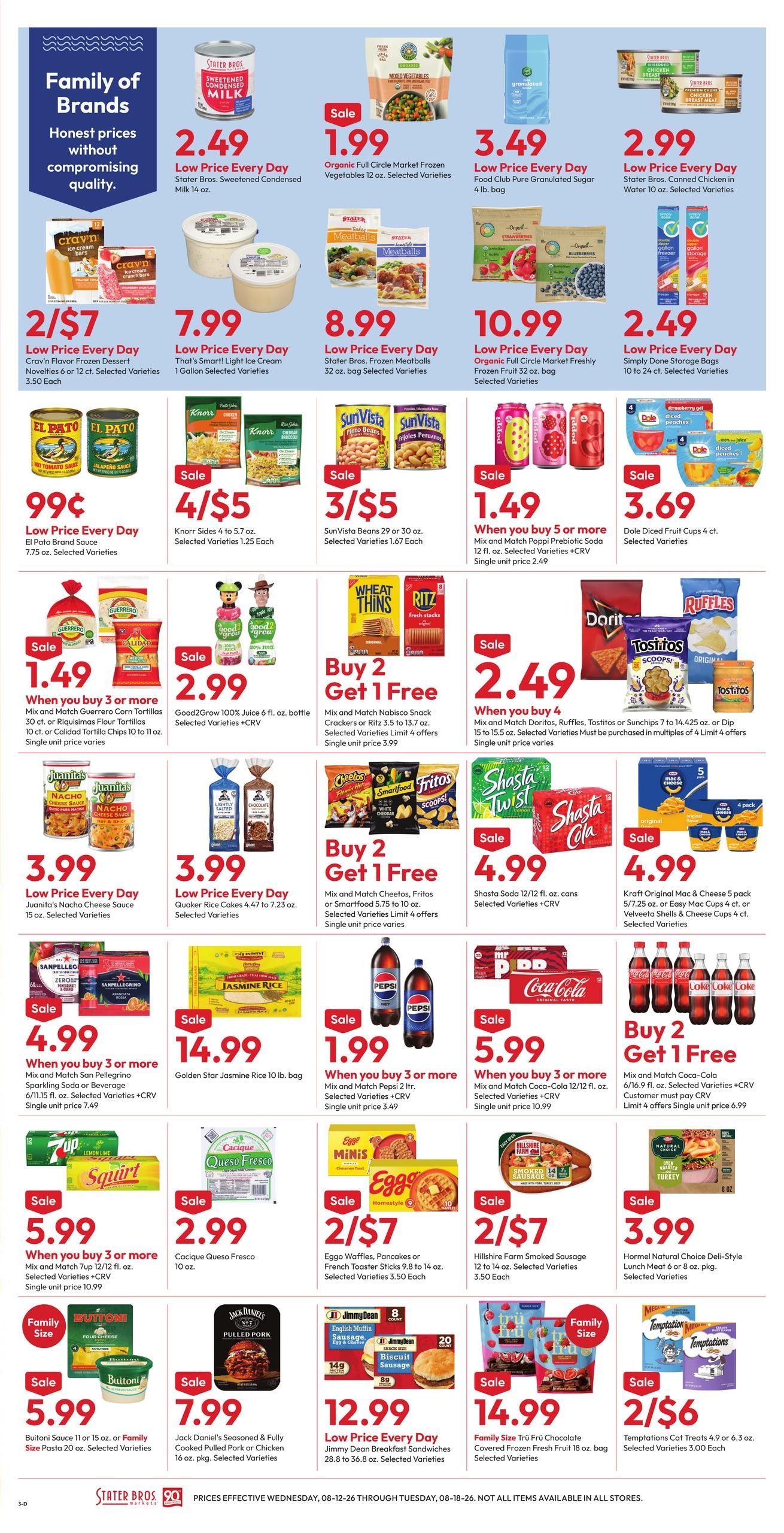 Stater Bros. Markets (CA) Weekly Ad August 12 - 18, 2026