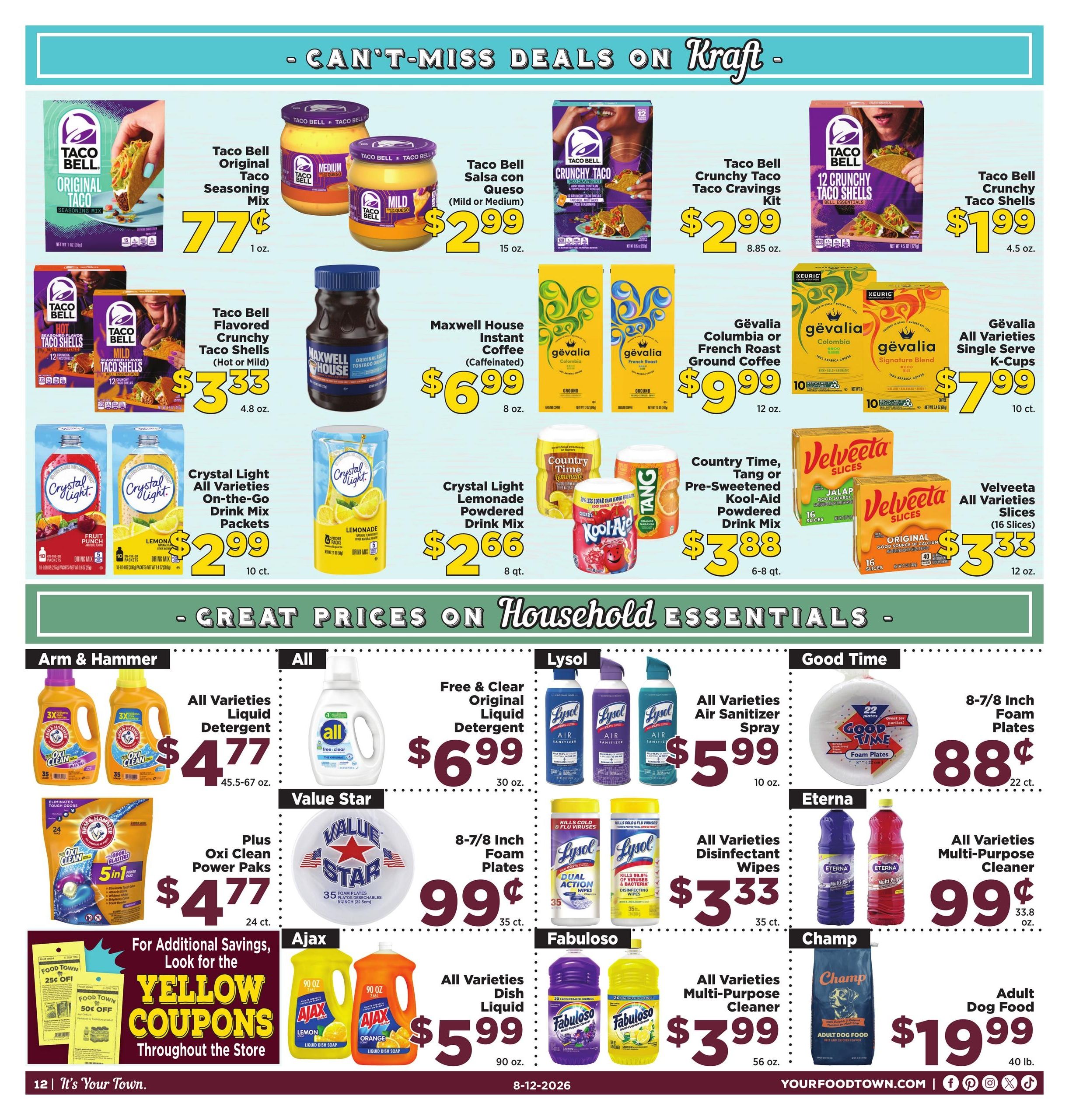 Food Town Texas foodtowntexas Weekly Ad August 12 - 18, 2026