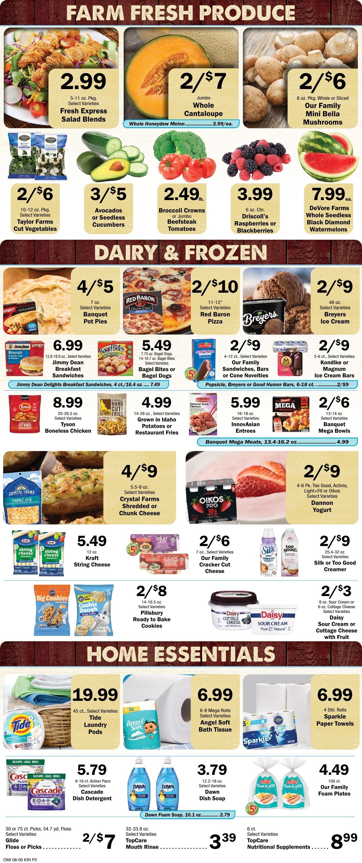 Kinsley Food Pride Weekly Ad August 12 - 18, 2026