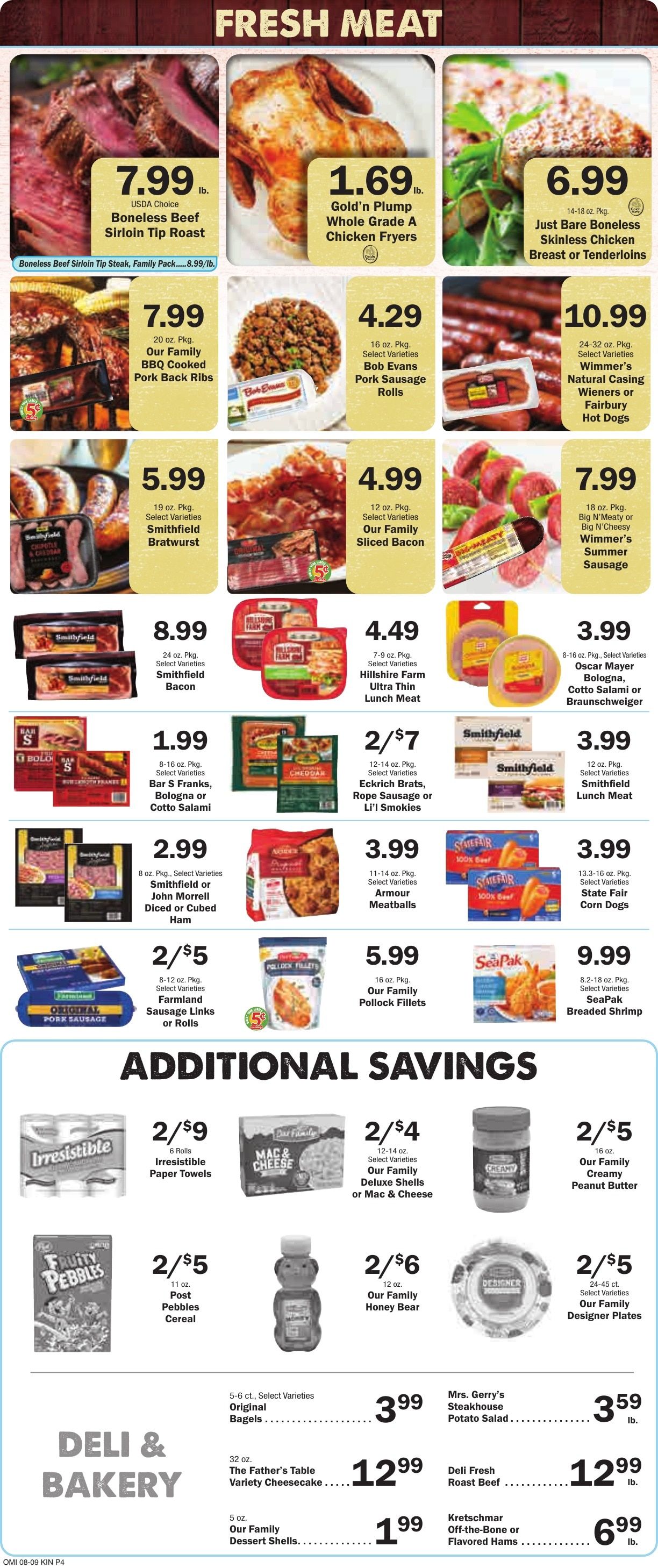 Kinsley Food Pride Weekly Ad August 12 - 18, 2026