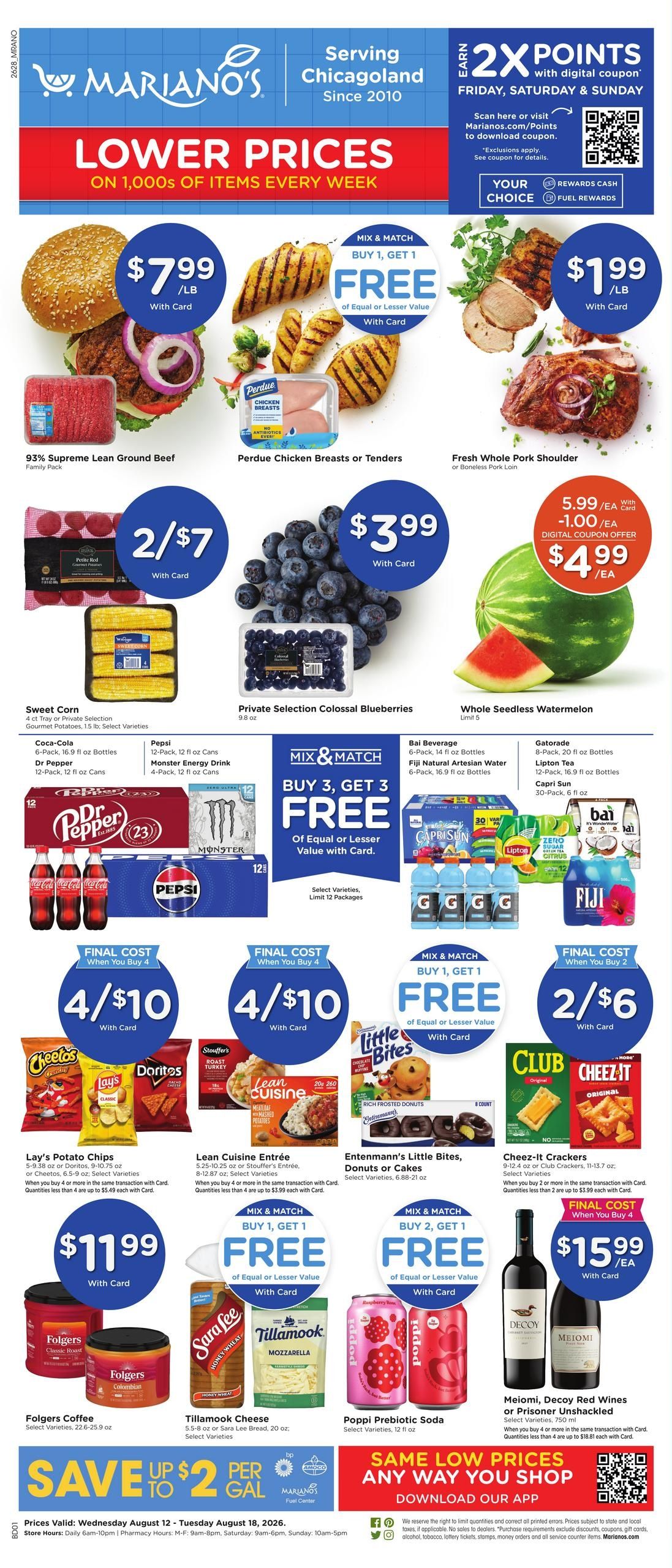 Mariano's Weekly Ad August 12 - 18, 2026