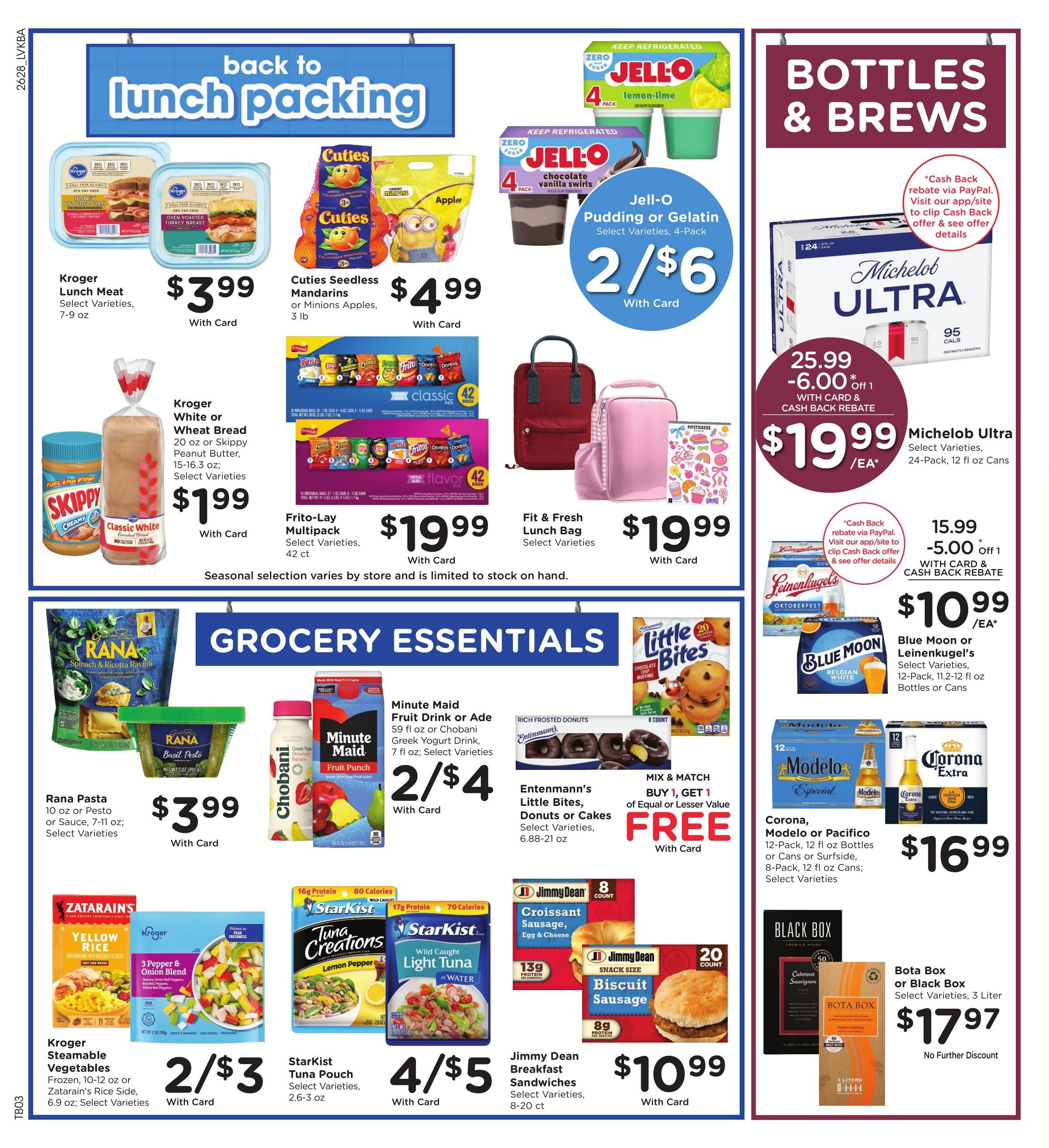 Kroger (Louisville–Masonic Home Area, KY) Weekly Ad August 12 - 18, 2026