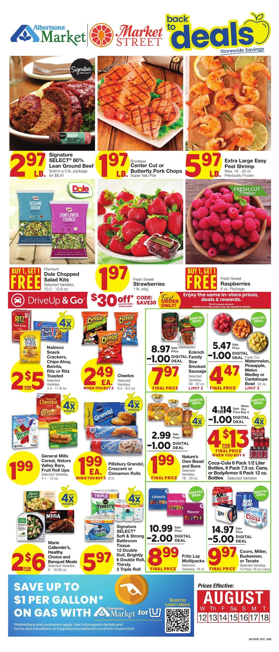 Market Street (Albuquerque-Rio Rancho Area, NM) Weekly Ad August 12 - 18, 2026