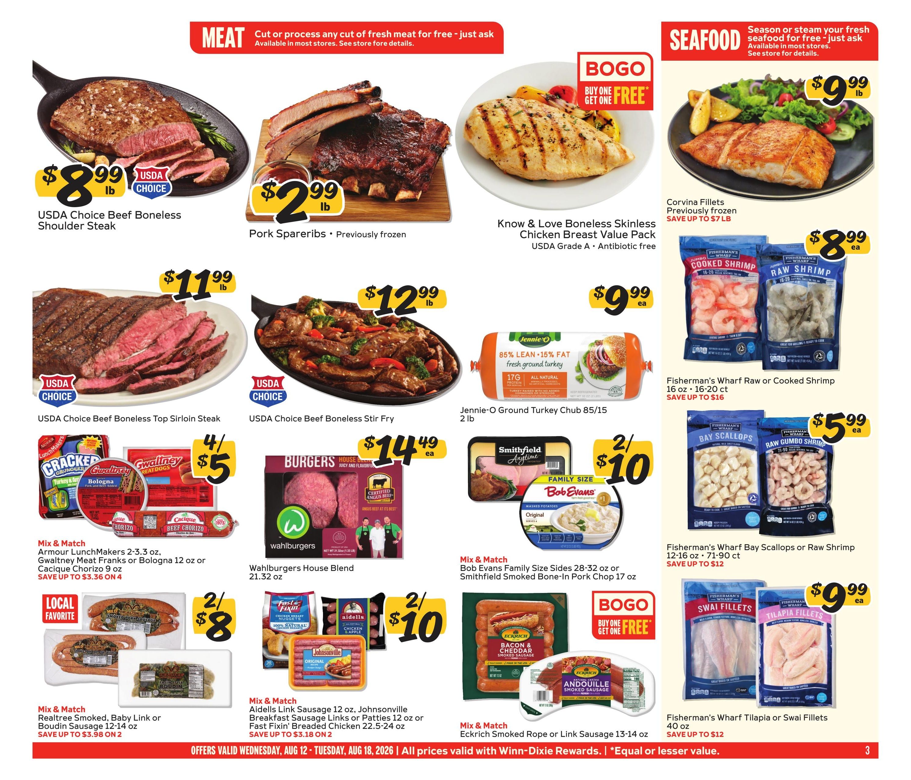 Winn-Dixie (FL, GA) Weekly Ad August 12 - 18, 2026