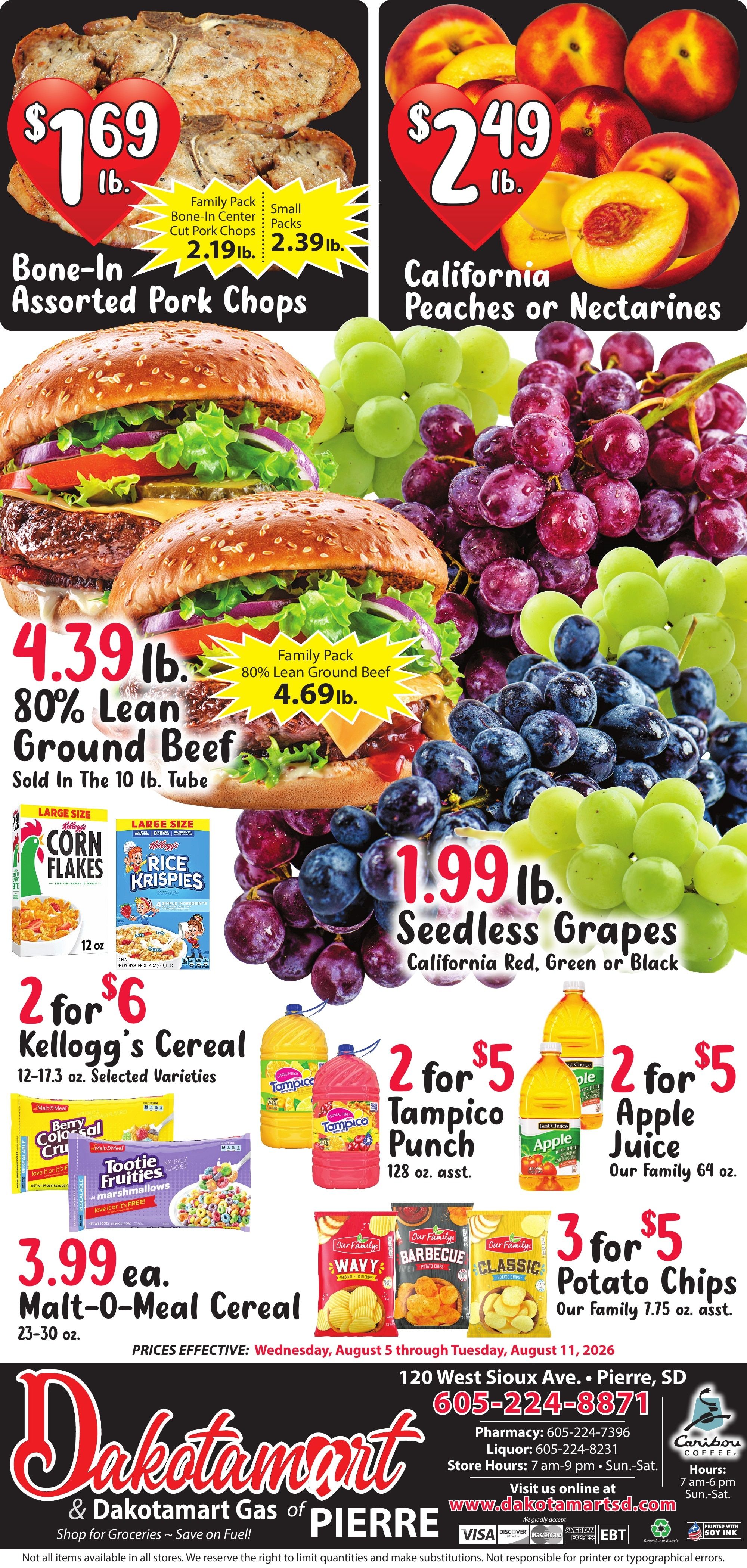 Dakotamart (Pierre, SD) Weekly Ad August 5 - 11, 2026