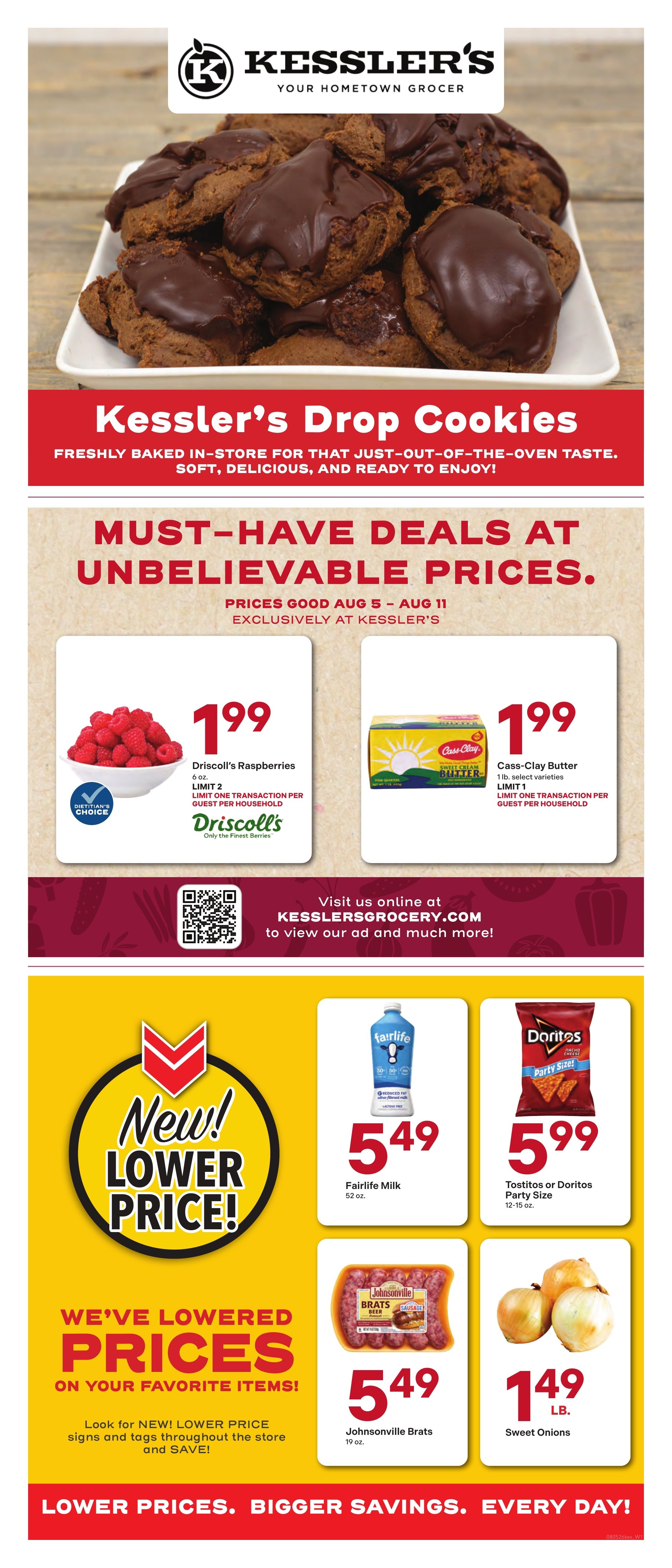 Kessler's Grocery Weekly Ad August 5 - 11, 2026