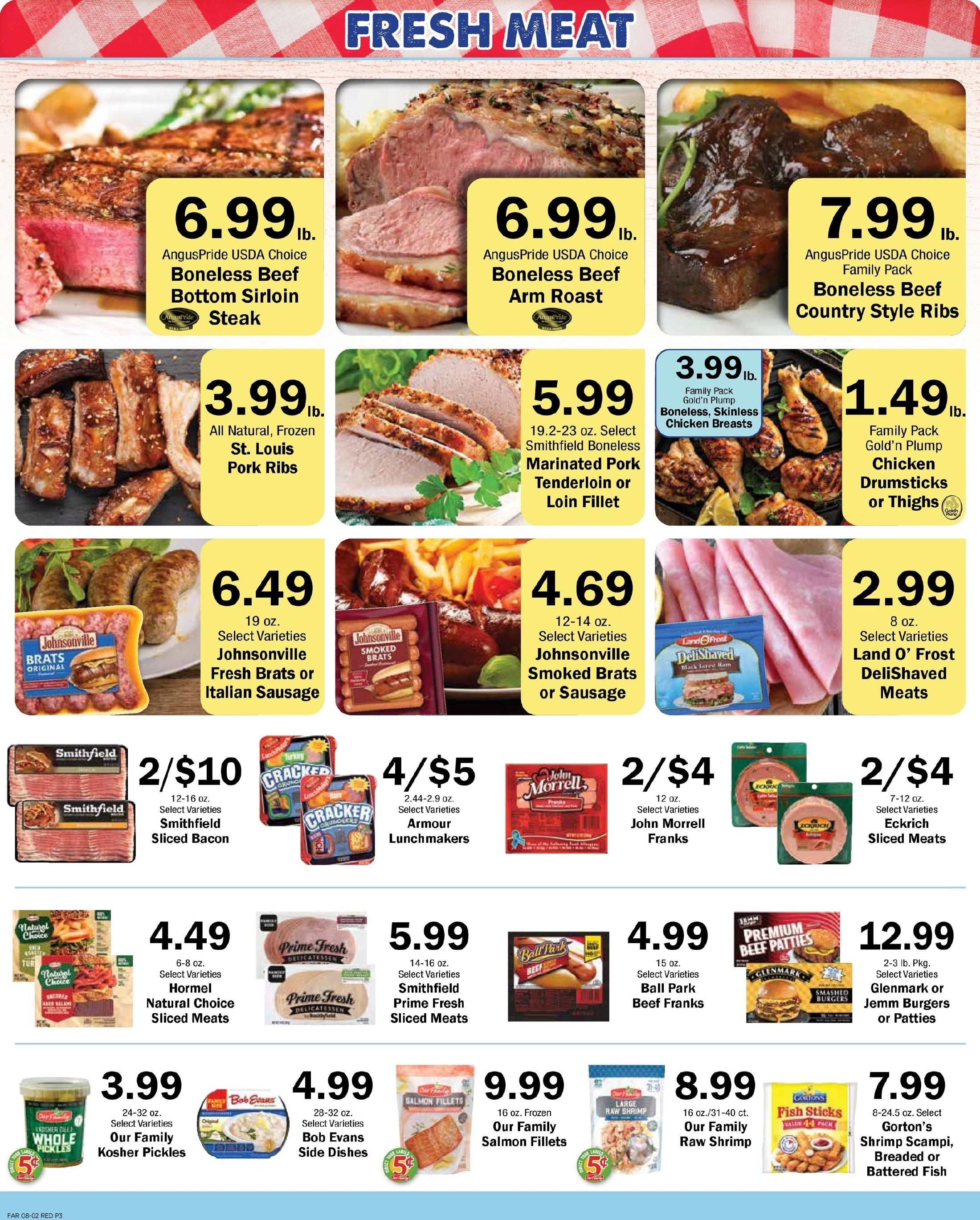 Redfield Food Center Weekly Ad August 5 - 11, 2026
