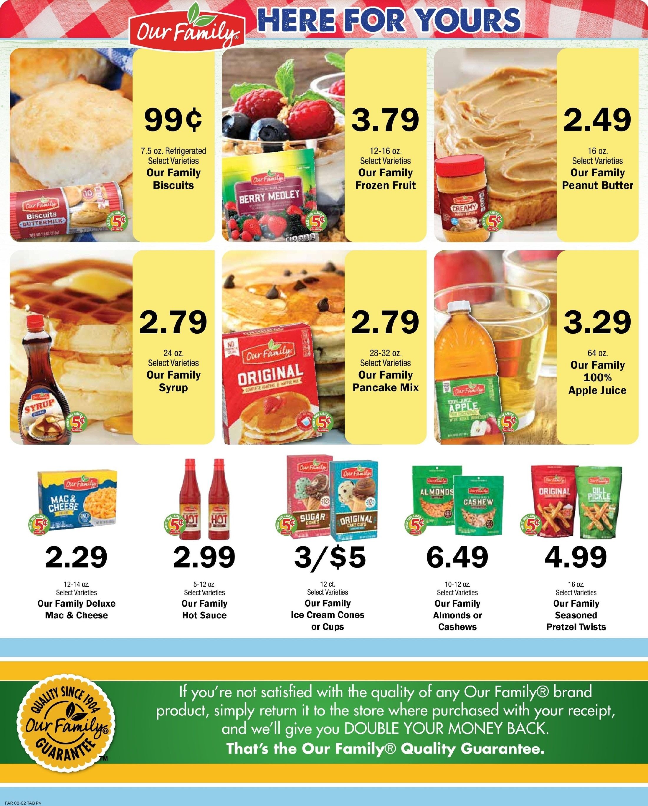Redfield Food Center Weekly Ad August 5 - 11, 2026