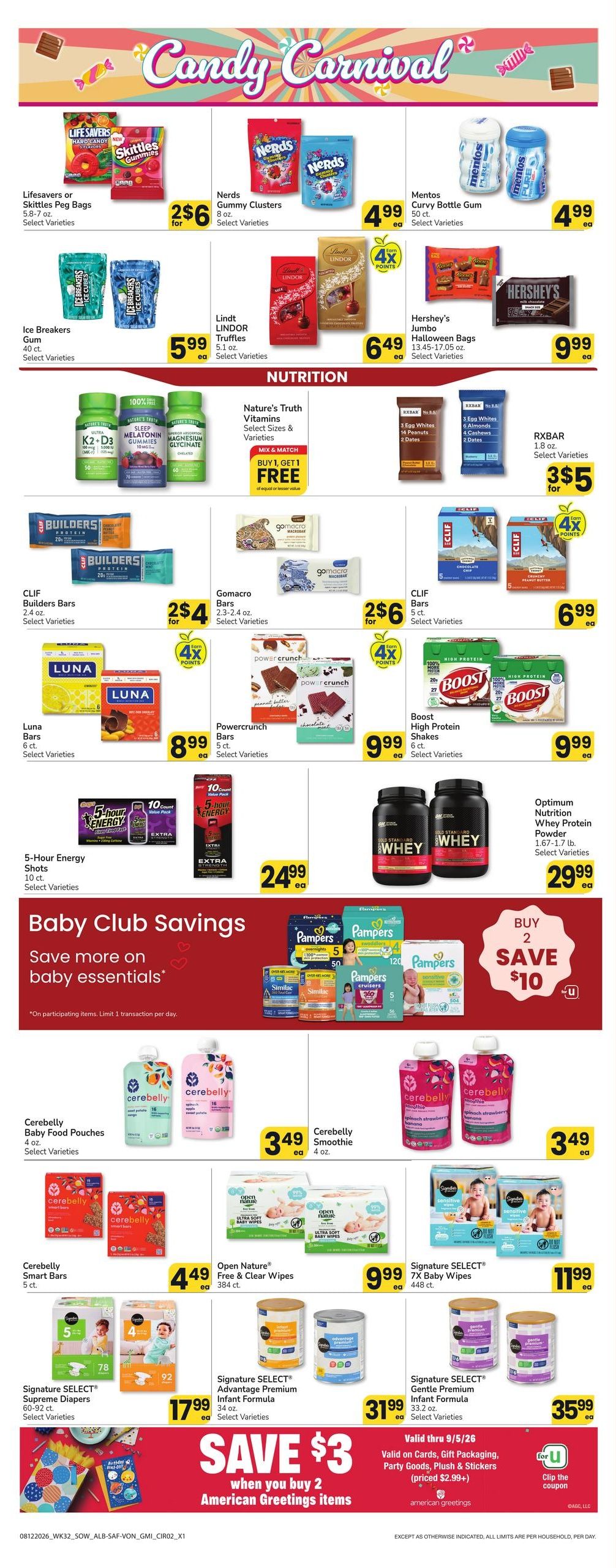 Safeway (Tucson–Cortaro Area, AZ) Weekly Ad August 12 - 18, 2026