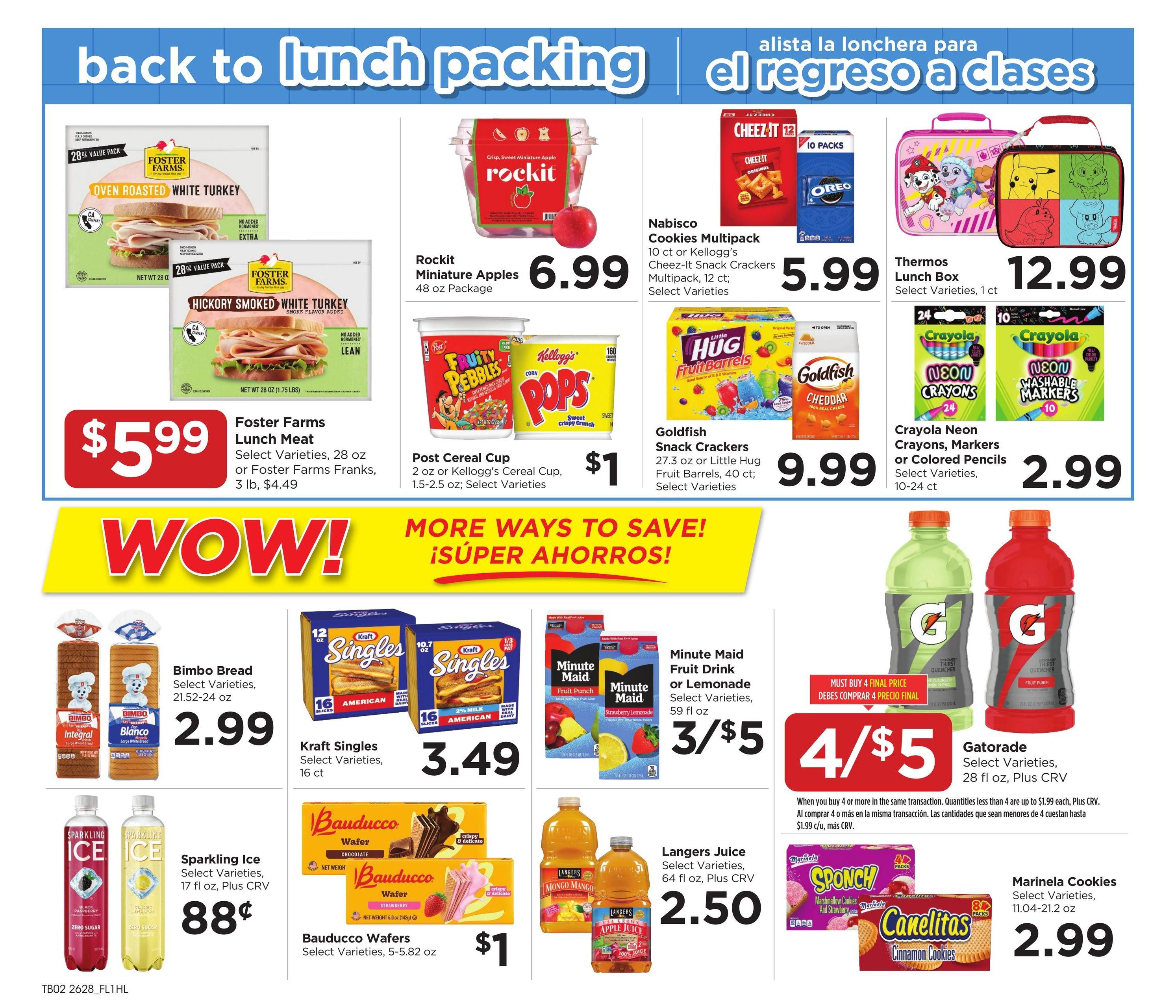 Foods Co (Fresno–Clovis Area, CA) Weekly Ad August 12 - 18, 2026