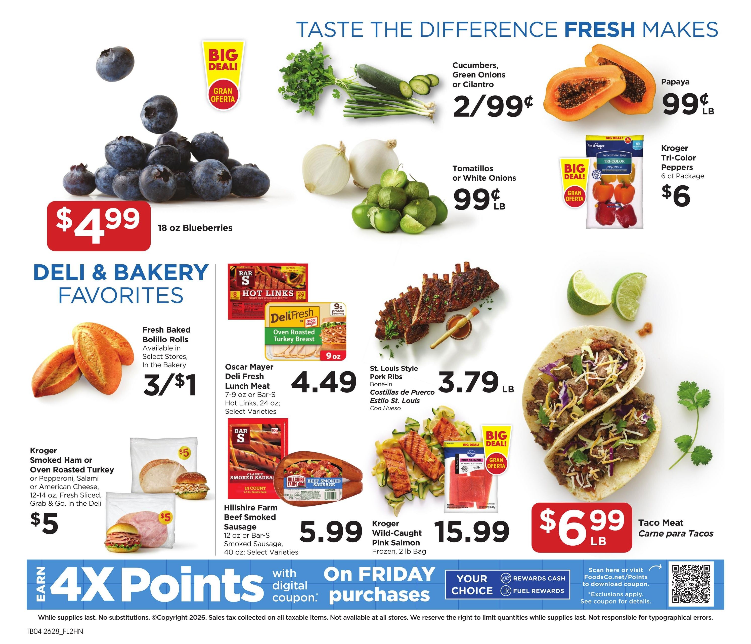 Foods Co (Fresno–Clovis Area, CA) Weekly Ad August 12 - 18, 2026