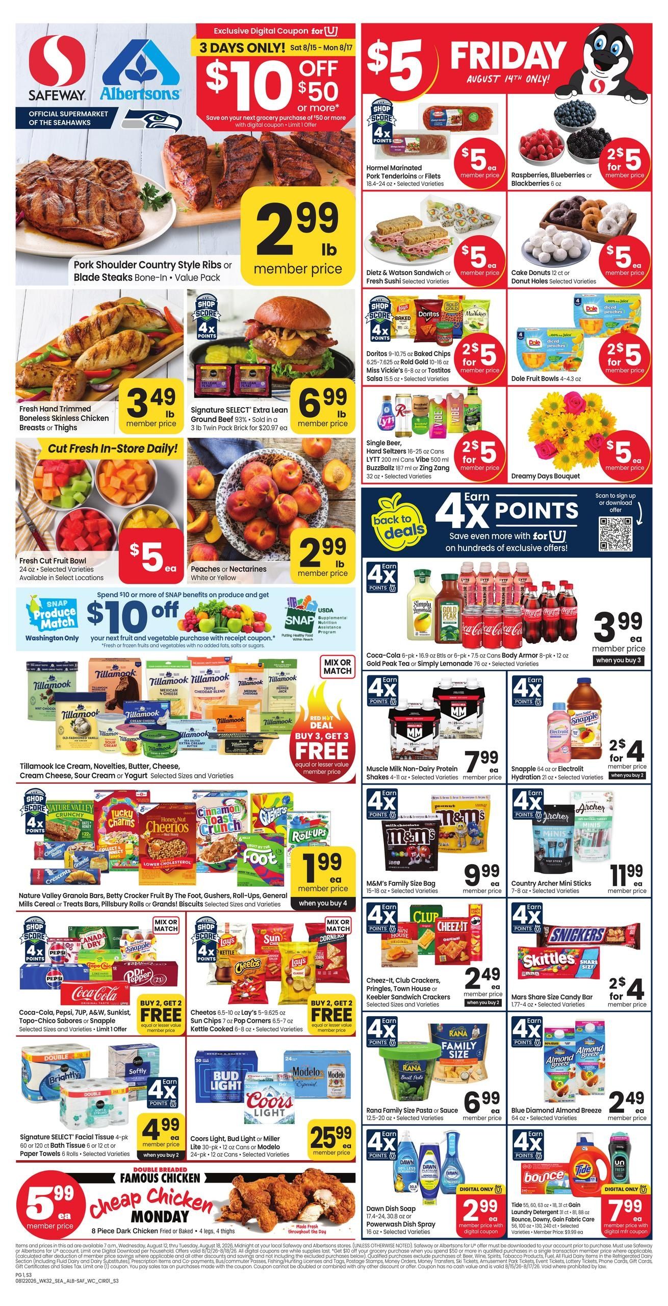 Safeway (Boardman Area, OR) Weekly Ad August 12 - 18, 2026