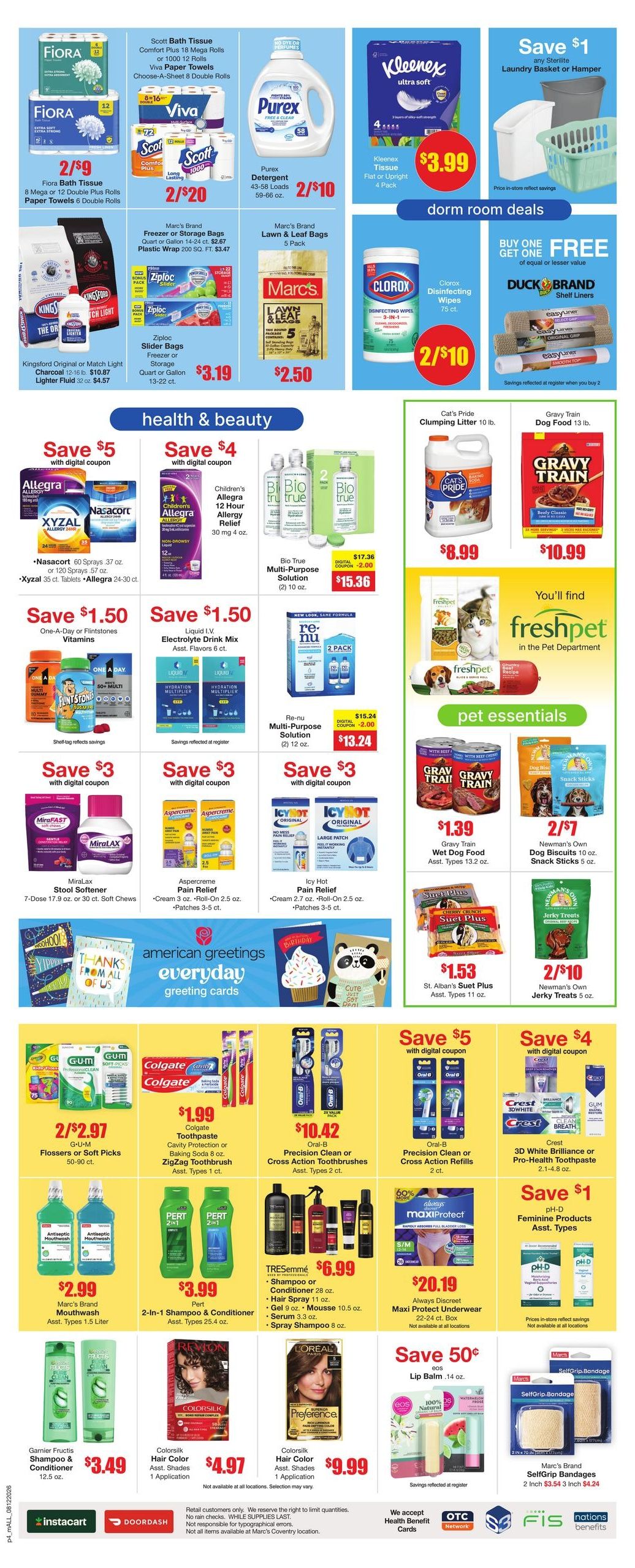 Marc's (Columbus–Groveport Area, OH) Weekly Ad August 12 - 18, 2026