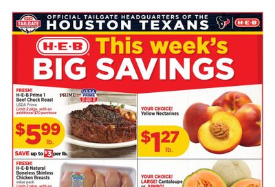 H-E-B (Houston Area, TX) Weekly Ad August 12 - 18, 2026