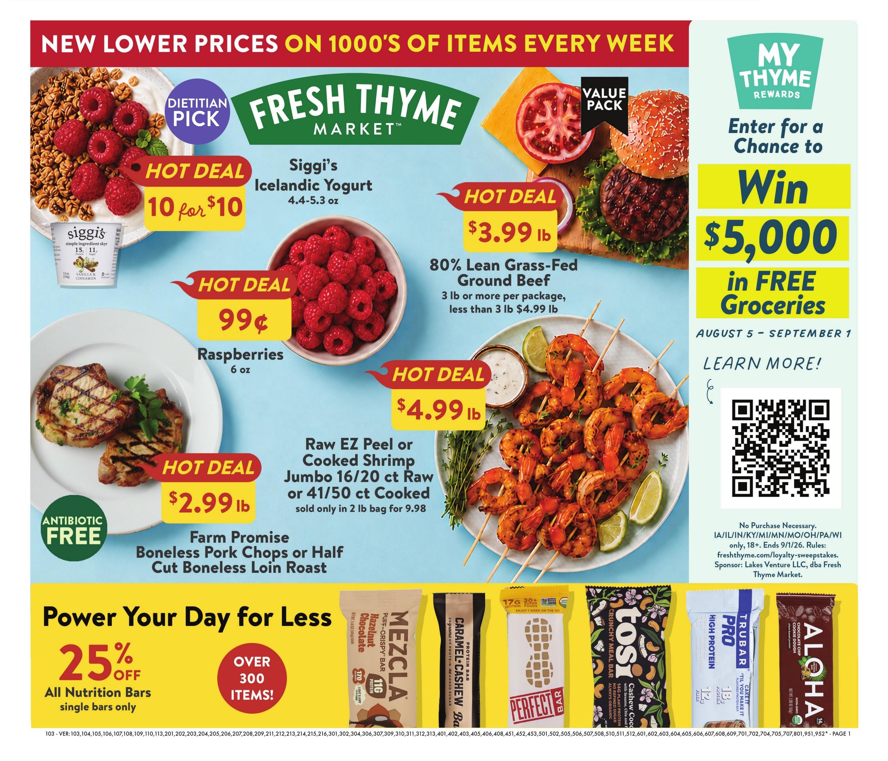 Fresh Thyme Market (Akron Area, OH) Weekly Ad August 12 - 18, 2026