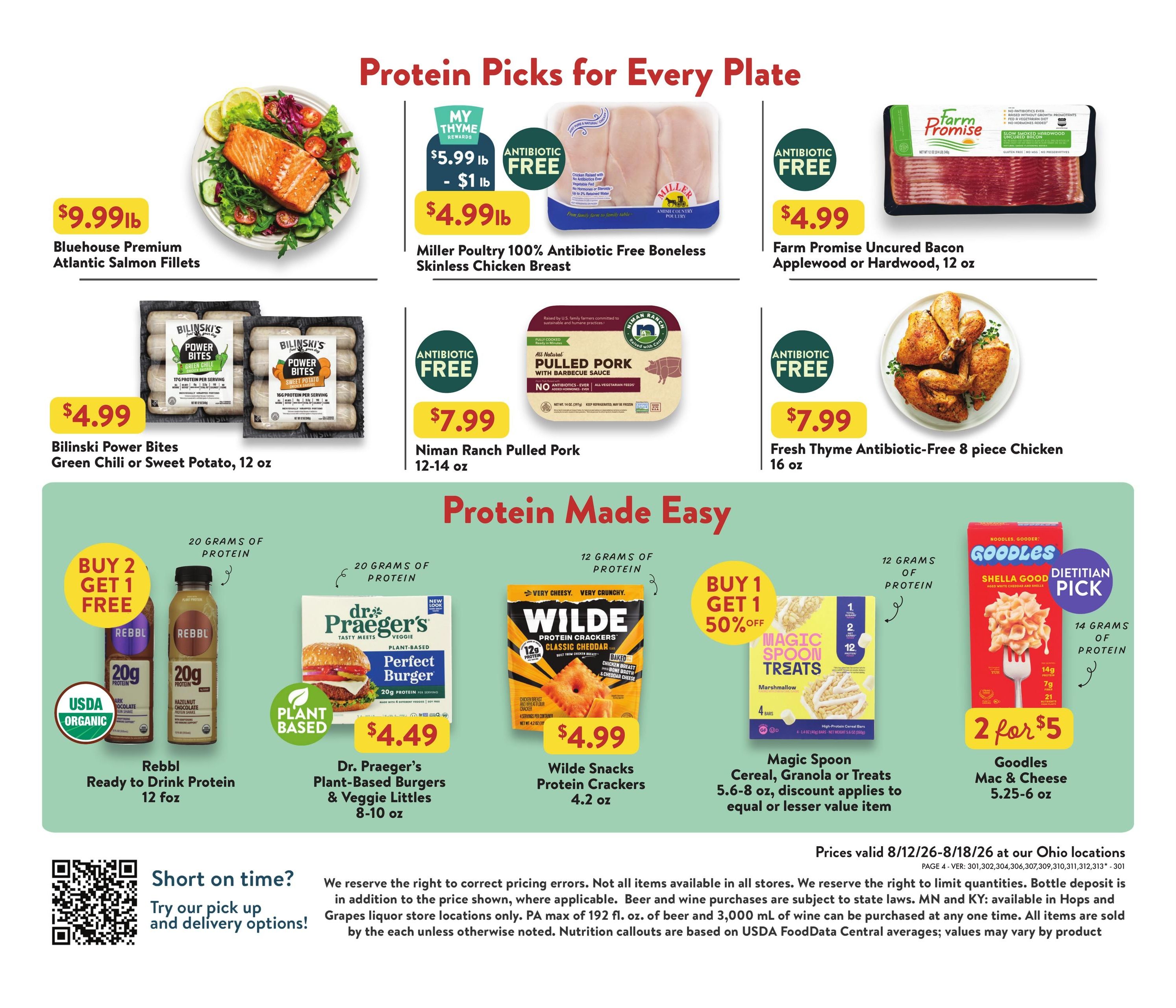 Fresh Thyme Market (Akron Area, OH) Weekly Ad August 12 - 18, 2026