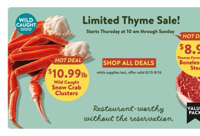 Fresh Thyme Market (Attica Area, IN) Weekly Ad August 12 - 18, 2026