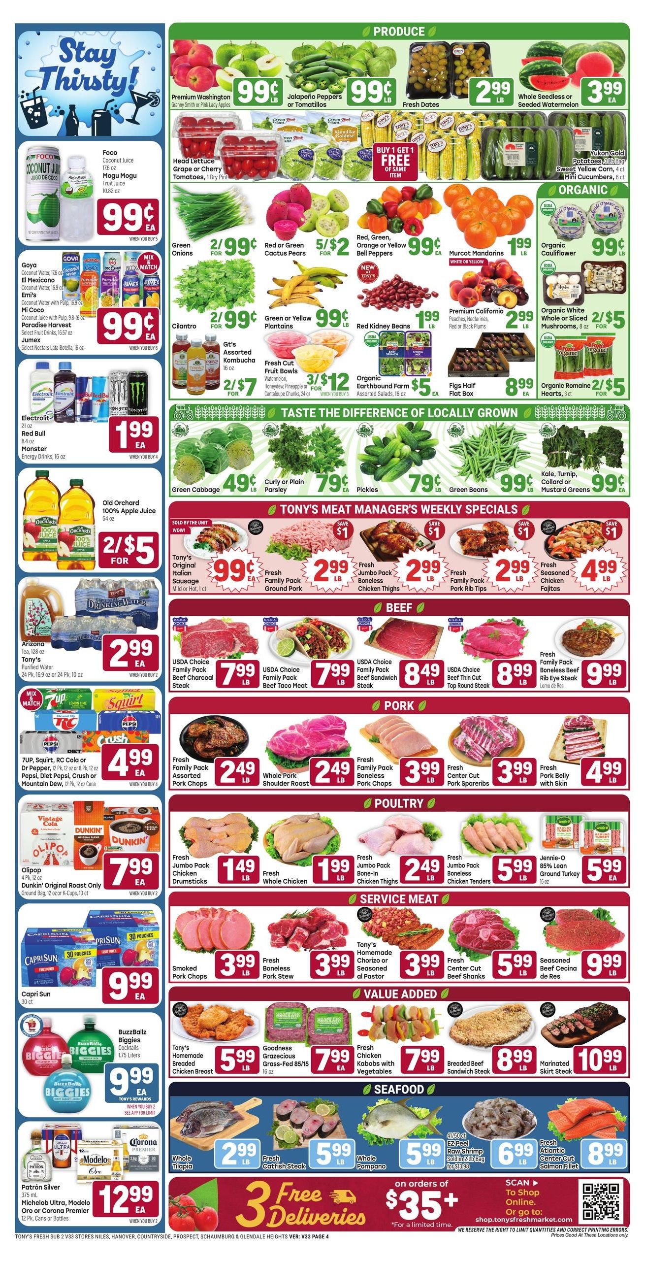 Tony's Fresh Market (Chicago–Elgin Area, IL) Weekly Ad August 12 - 18, 2026