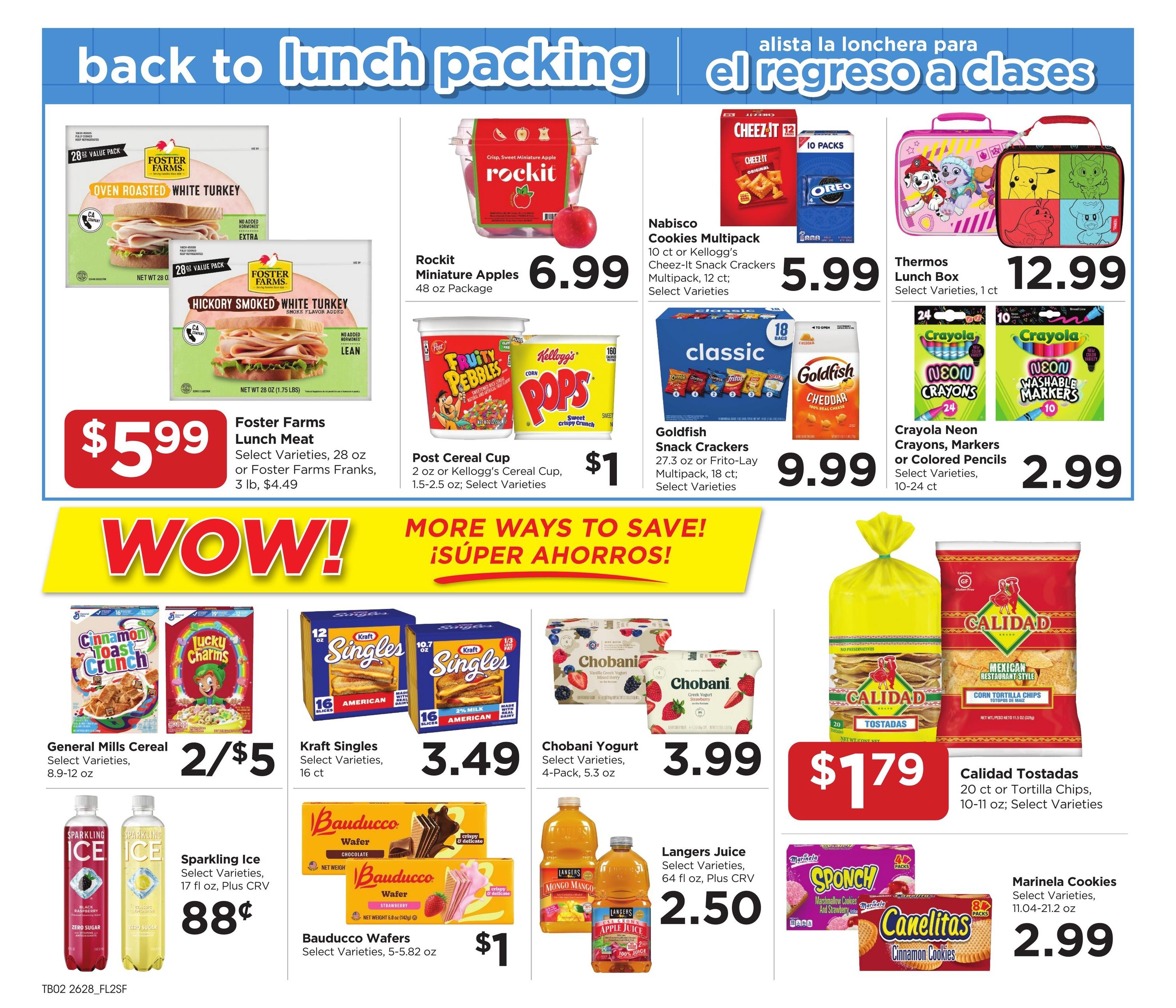 Foods Co (San Francisco–Oakland Area, CA) Weekly Ad August 12 - 18, 2026