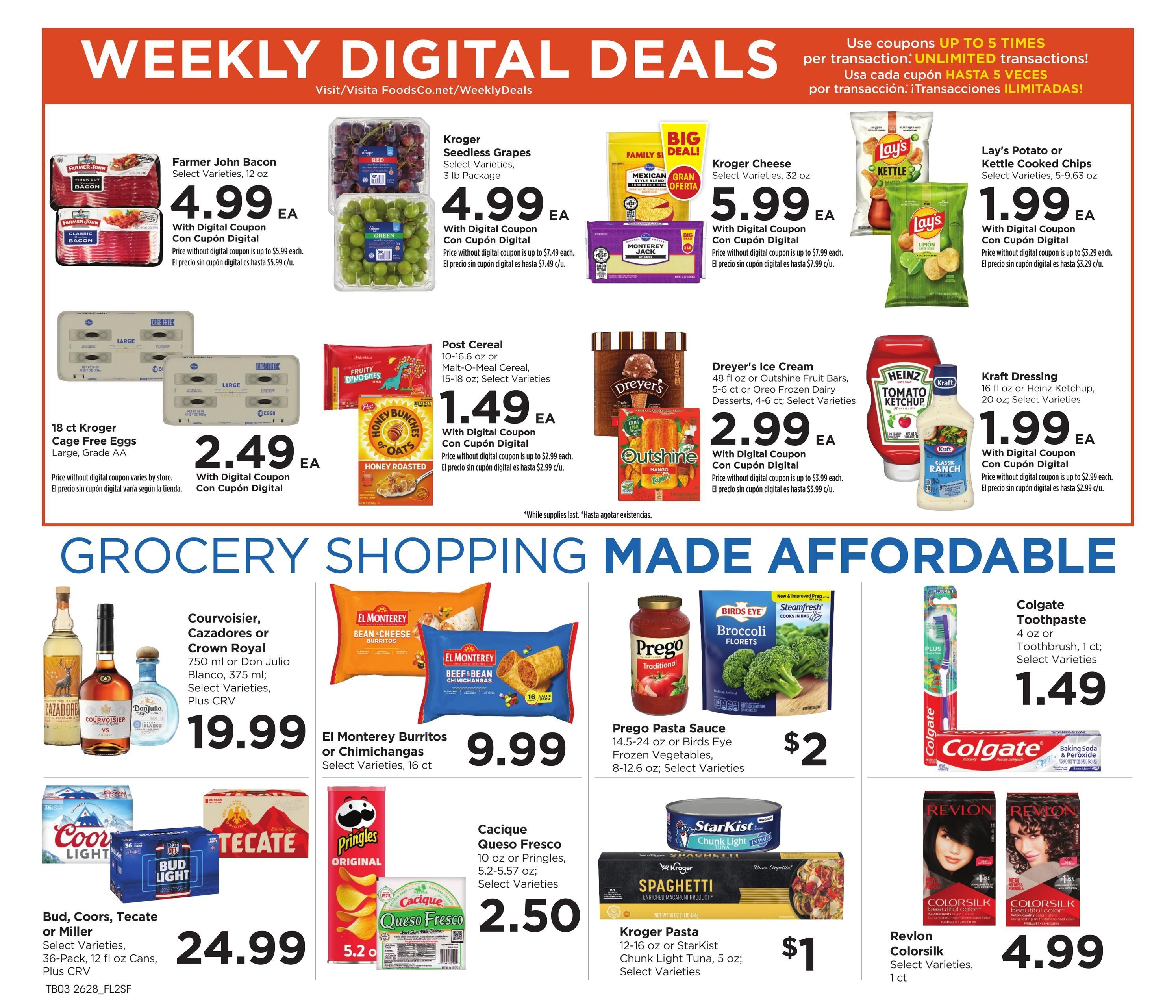 Foods Co (San Francisco–Oakland Area, CA) Weekly Ad August 12 - 18, 2026