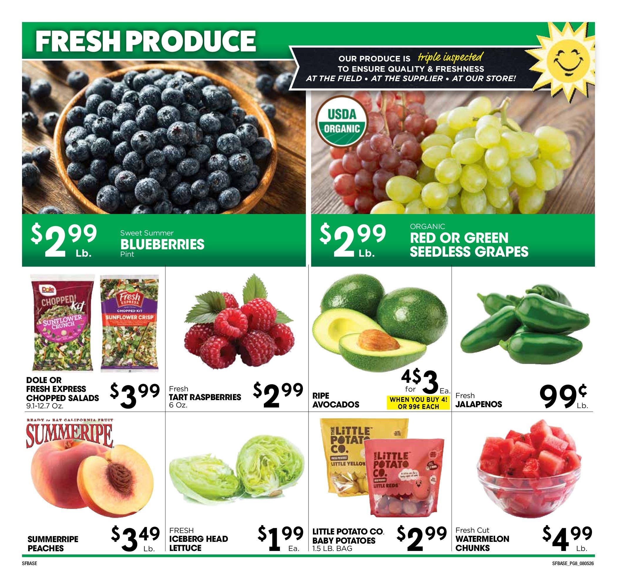 Sunshine Foods Weekly Ad August 5 - 11, 2026