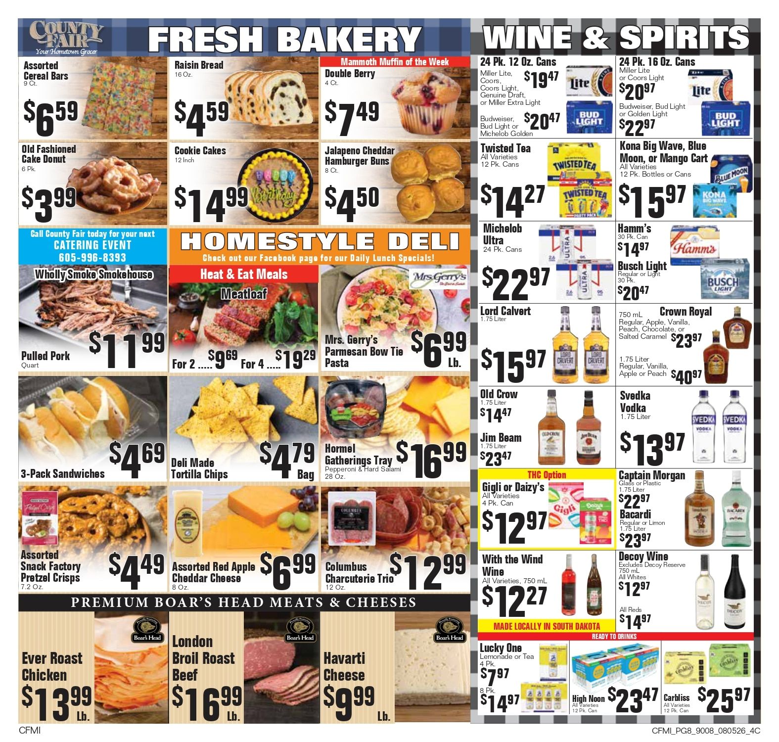County Fair Food Stores (Mitchell, SD) Weekly Ad August 5 - 11, 2026