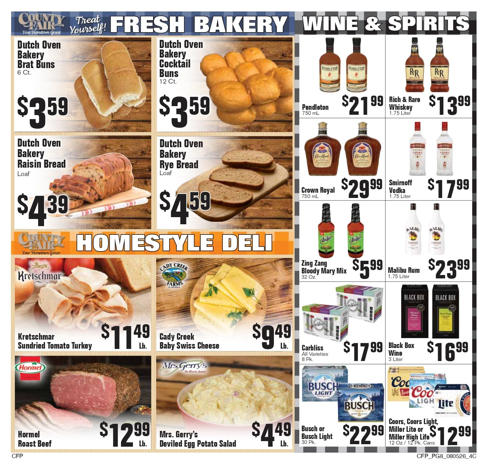 County Fair Food Stores (Platte, SD) Weekly Ad August 5 - 11, 2026